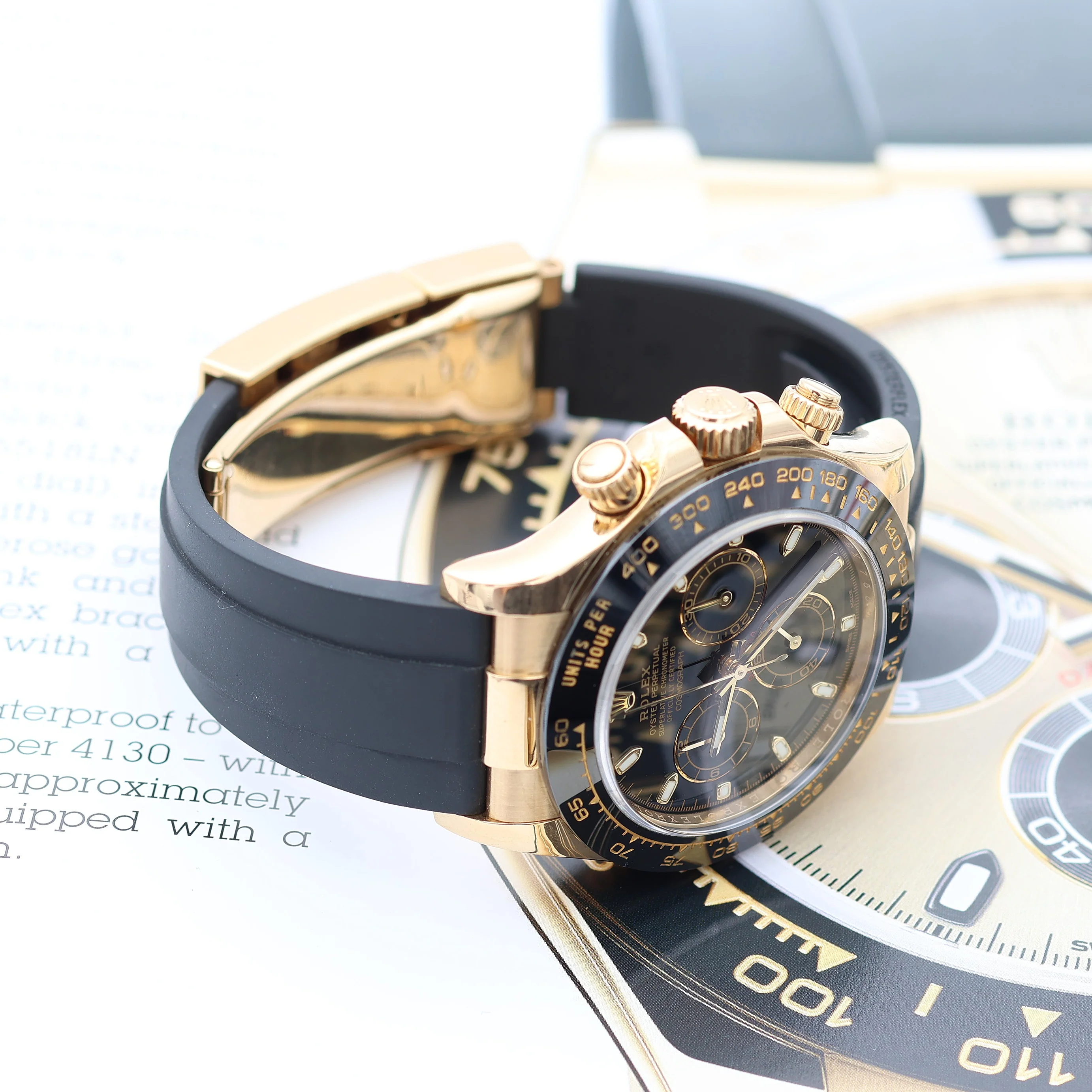 Rolex Daytona ref. 116518LN - Oysterflex - Black Dial - Full Set - Image 8