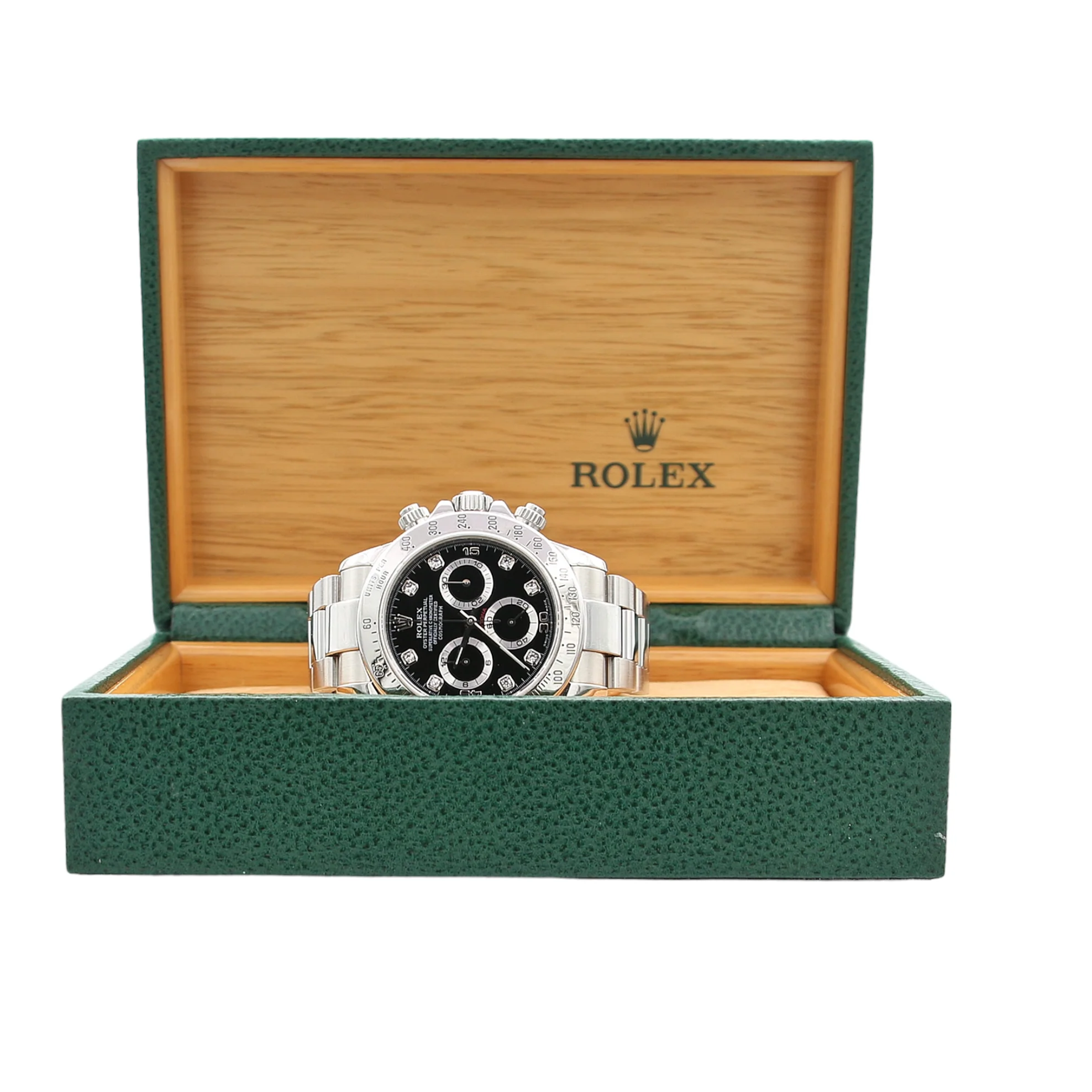 Rolex Daytona ref. 116520G Black Dial with Diamonds - Image 5