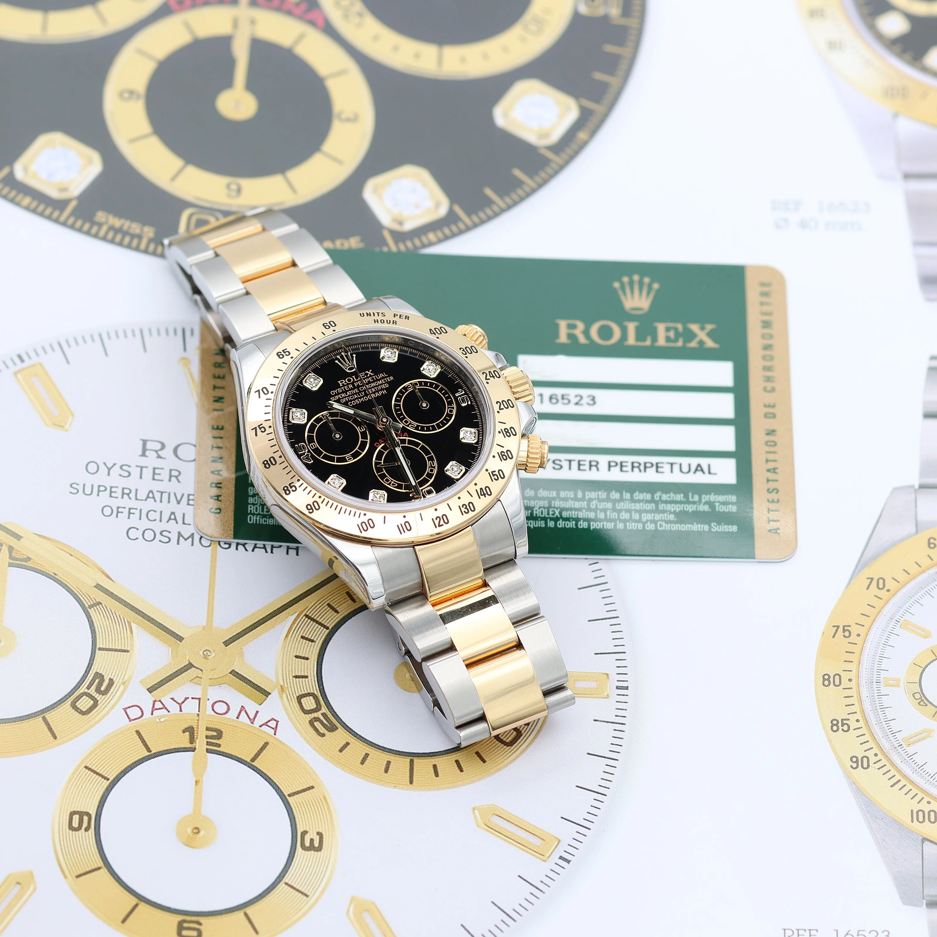 Rolex Daytona ref. 116523 Black Diamonds dial - Full Set - Image 3