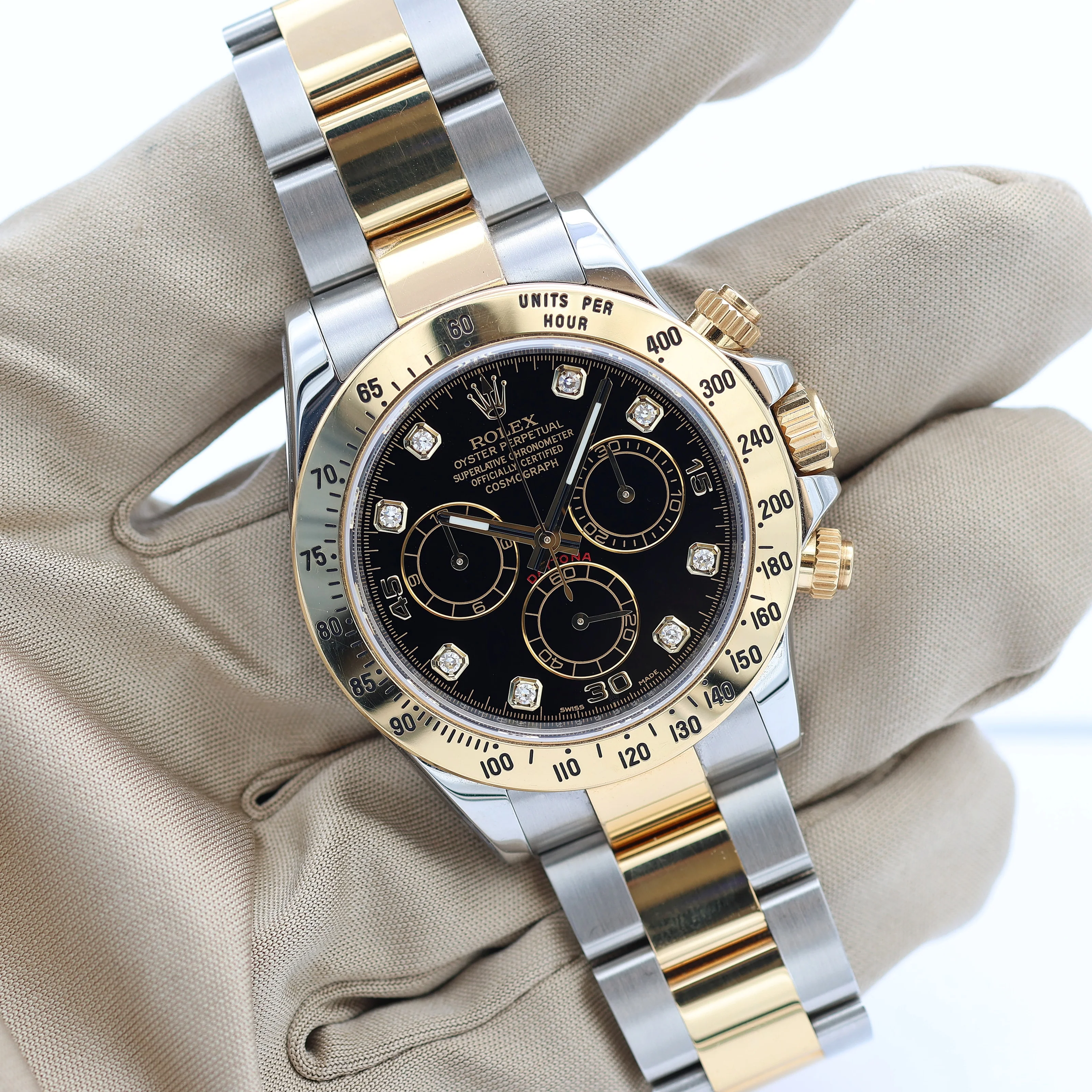 Rolex Daytona ref. 116523 Black Diamonds dial - Full Set - Image 4