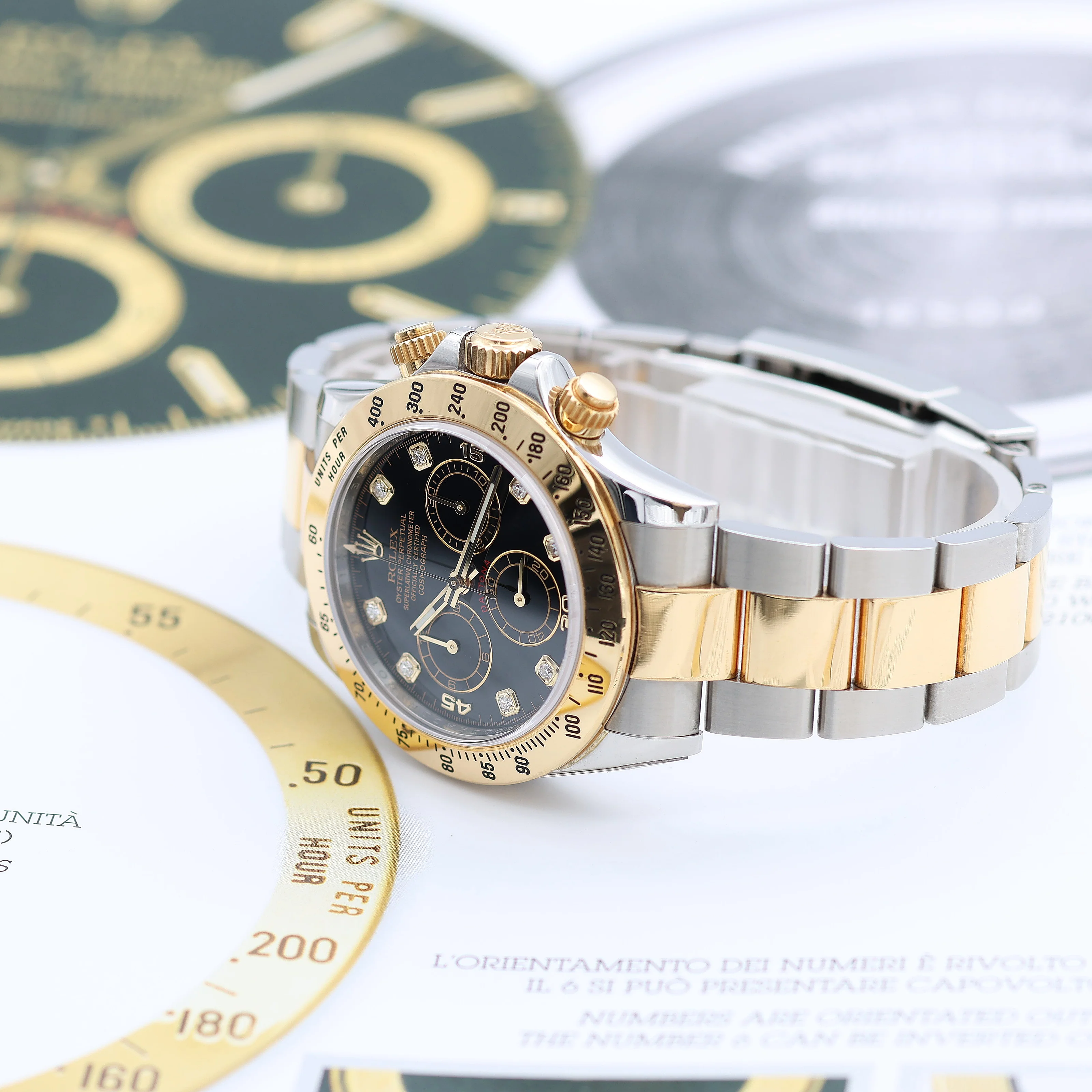 Rolex Daytona ref. 116523 Black Diamonds dial - Full Set - Image 7