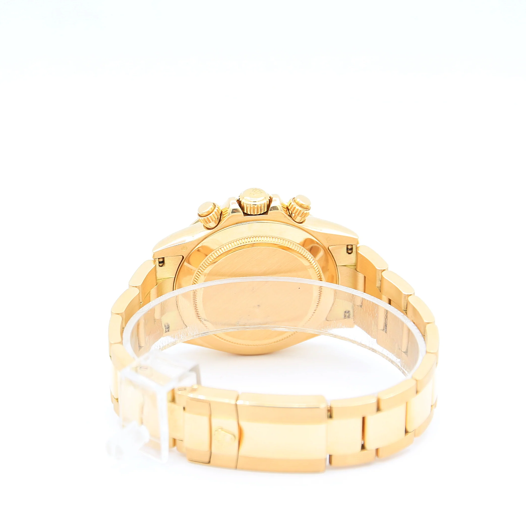 Rolex Daytona ref. 116528 - 18K Yellow Gold Champagne dial with gold subdials - Full Set - Image 5