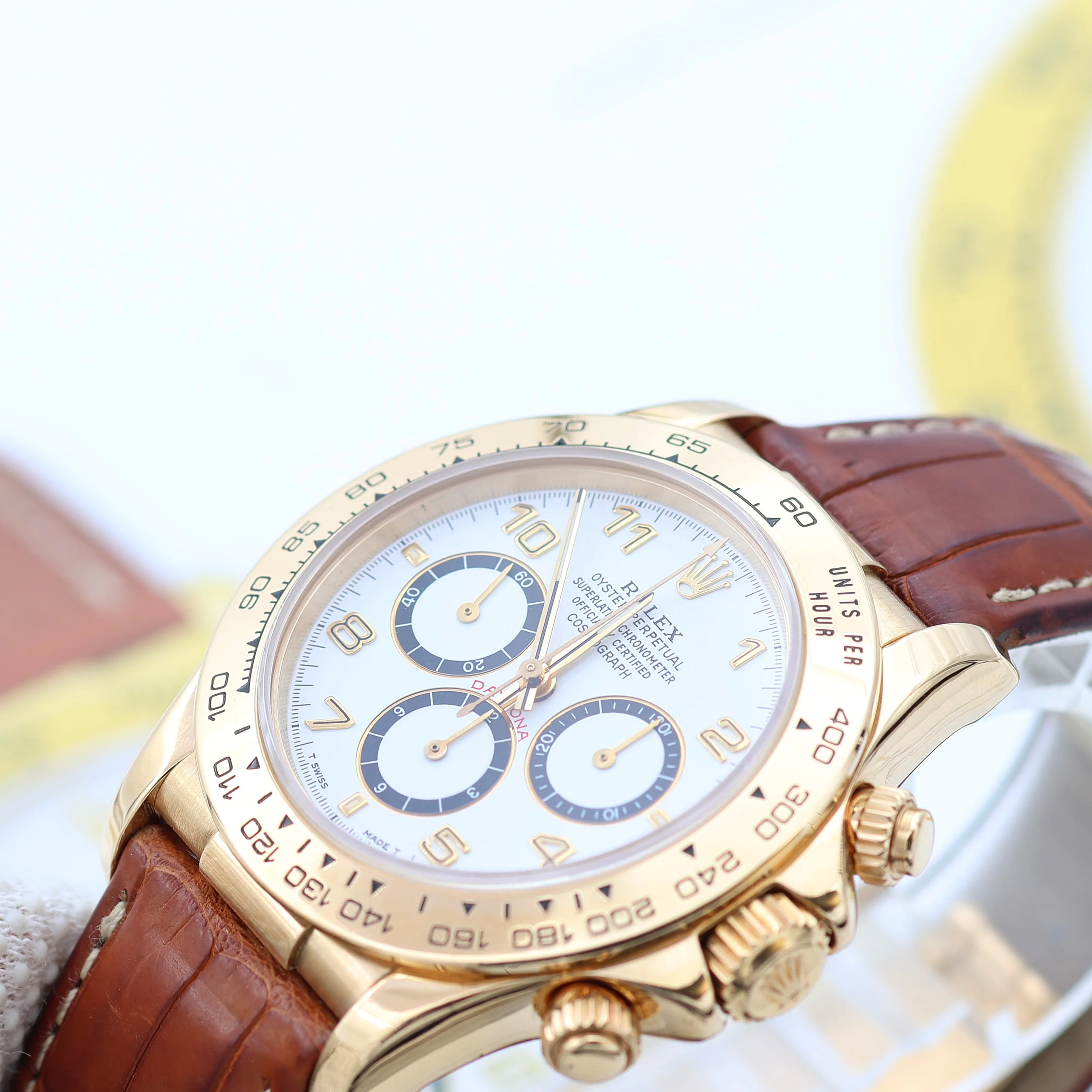 ON SALE: Rolex Daytona ref. 16518 - White Arab Dial - Image 3