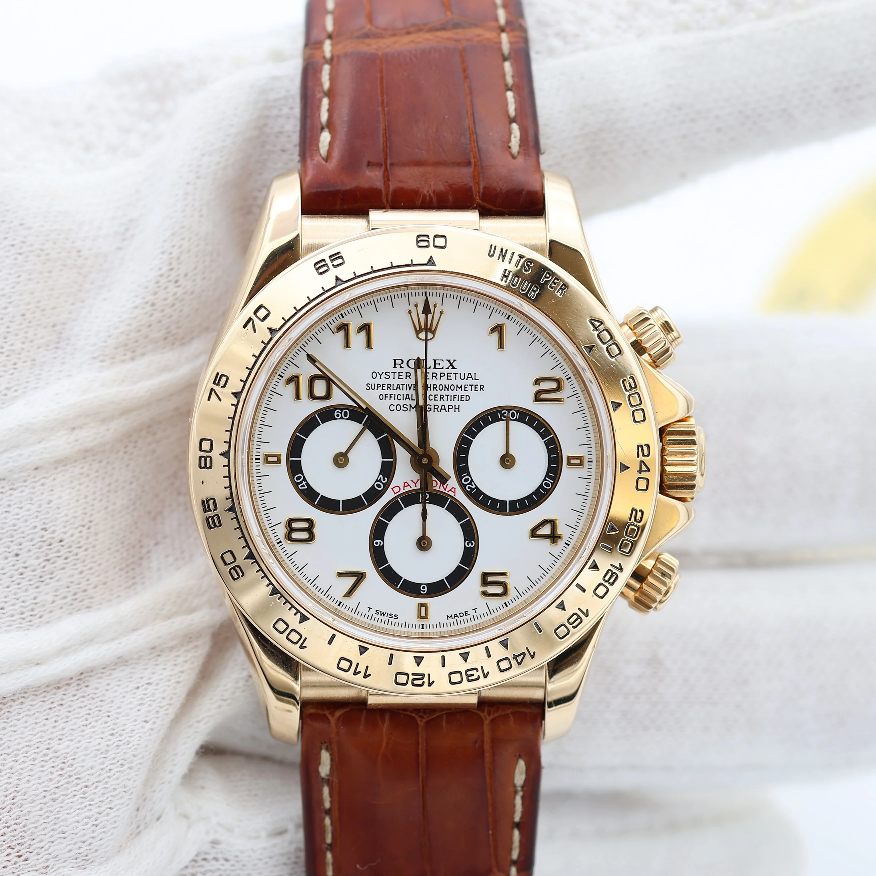 ON SALE: Rolex Daytona ref. 16518 - White Arab Dial - Image 4