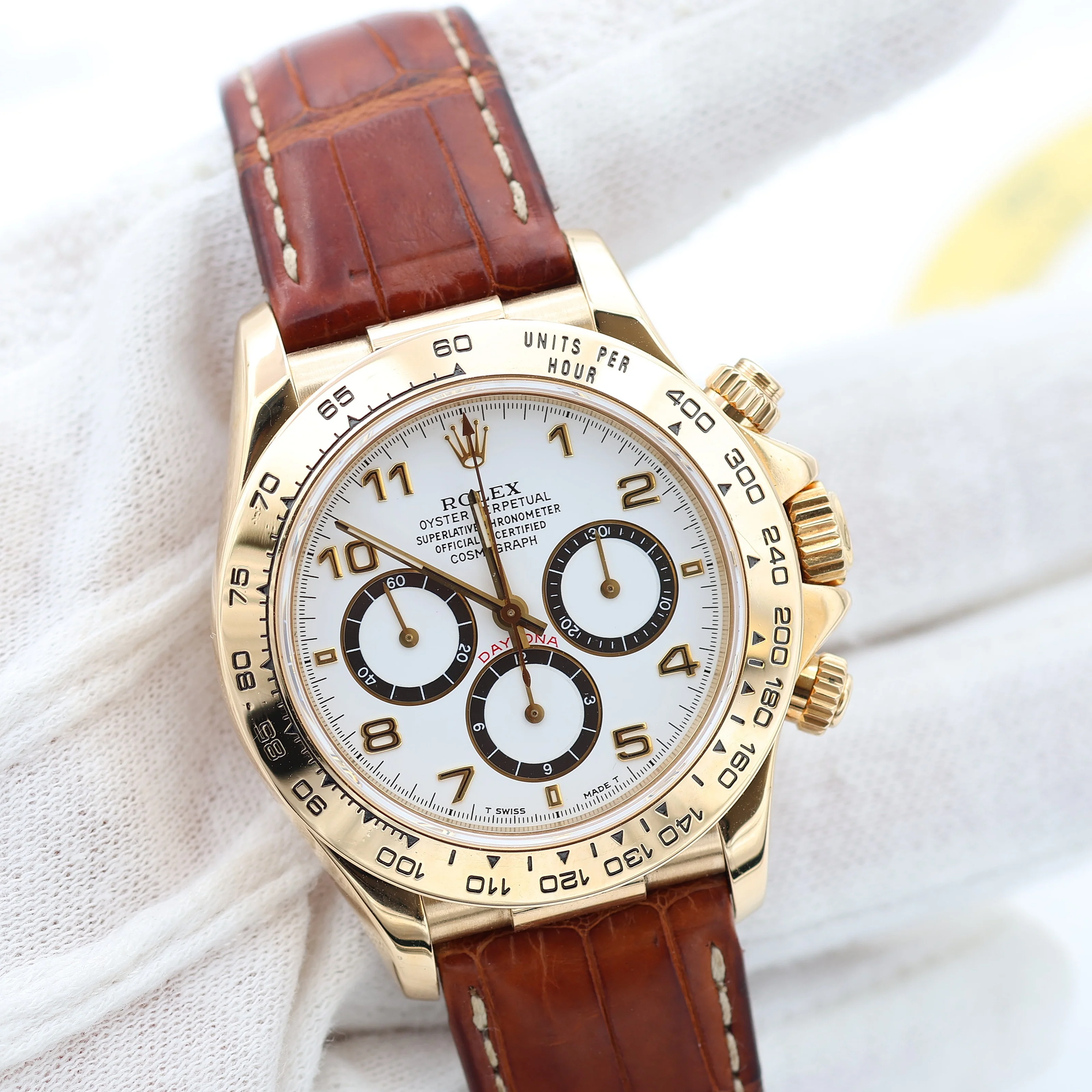ON SALE: Rolex Daytona ref. 16518 - White Arab Dial - Image 5