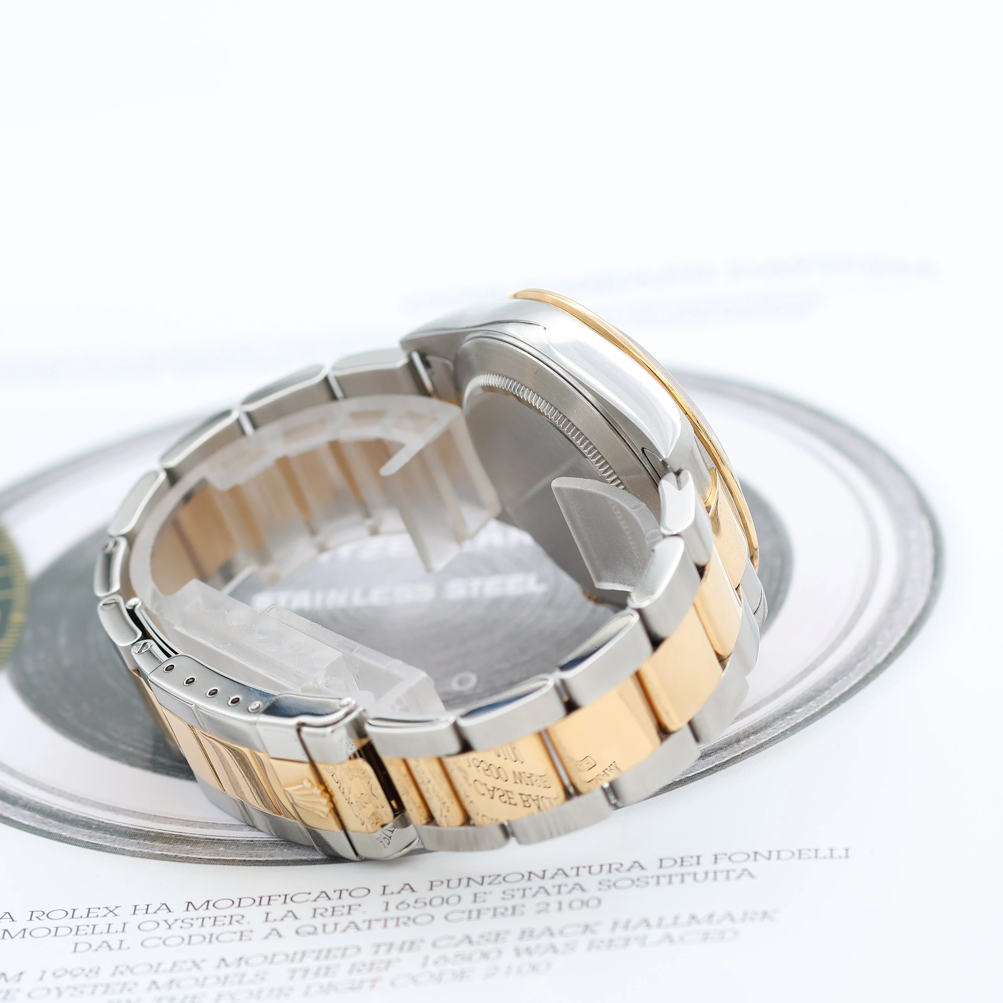 Rolex Daytona ref. 16523 Steel and Gold Grey Dial Oyster Bracelet - Image 11