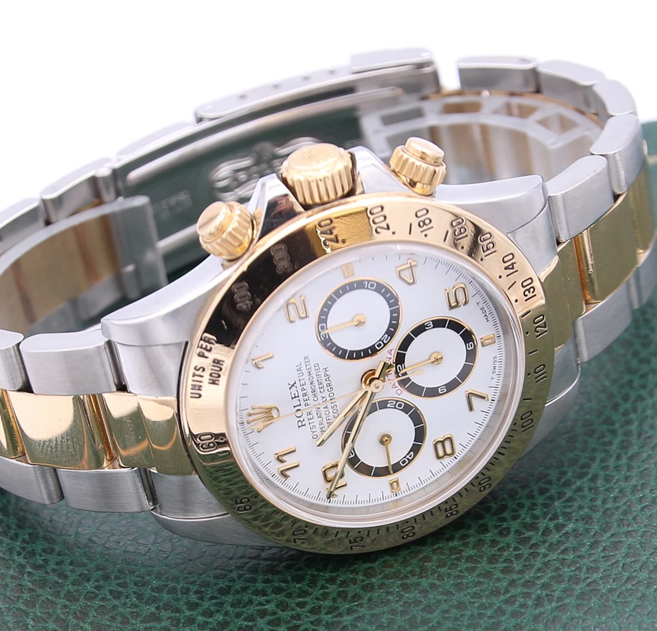 Rolex Daytona ref. 16523 White Arabic Dial Oyster Bracelet - Image 2