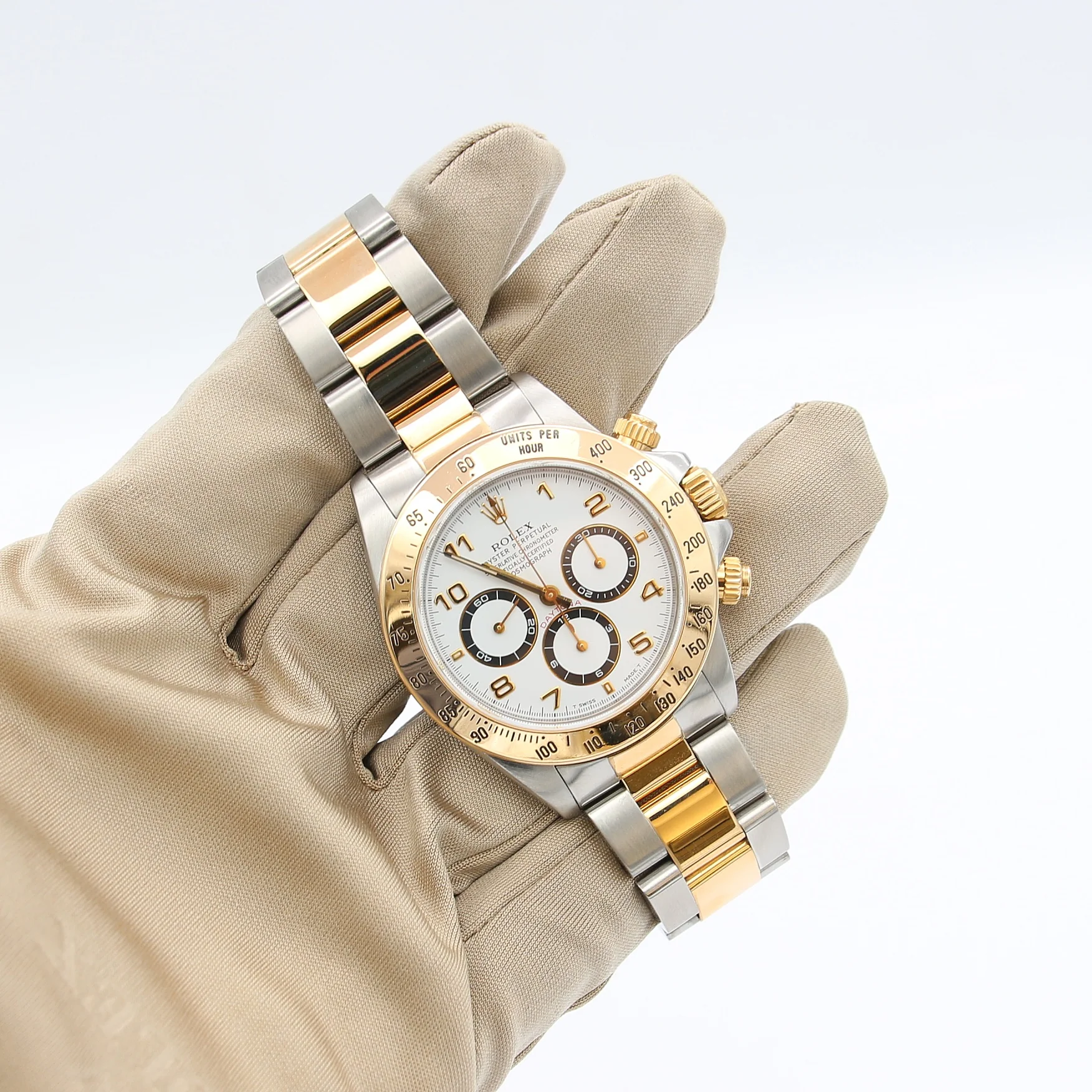 Rolex Daytona ref. 16523 White Arabic Dial Oyster Bracelet - Image 5