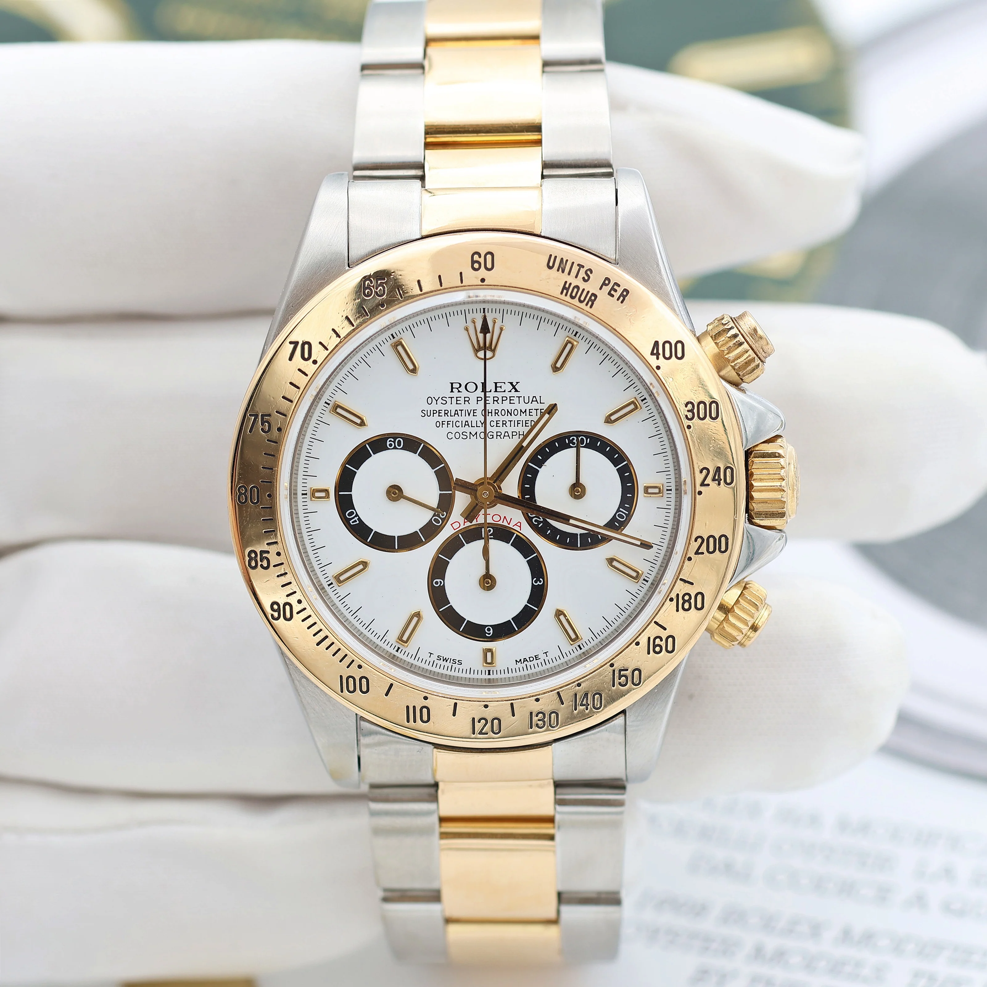 Rolex Daytona ref. 16523 - White Dial Black Subs - Image 3