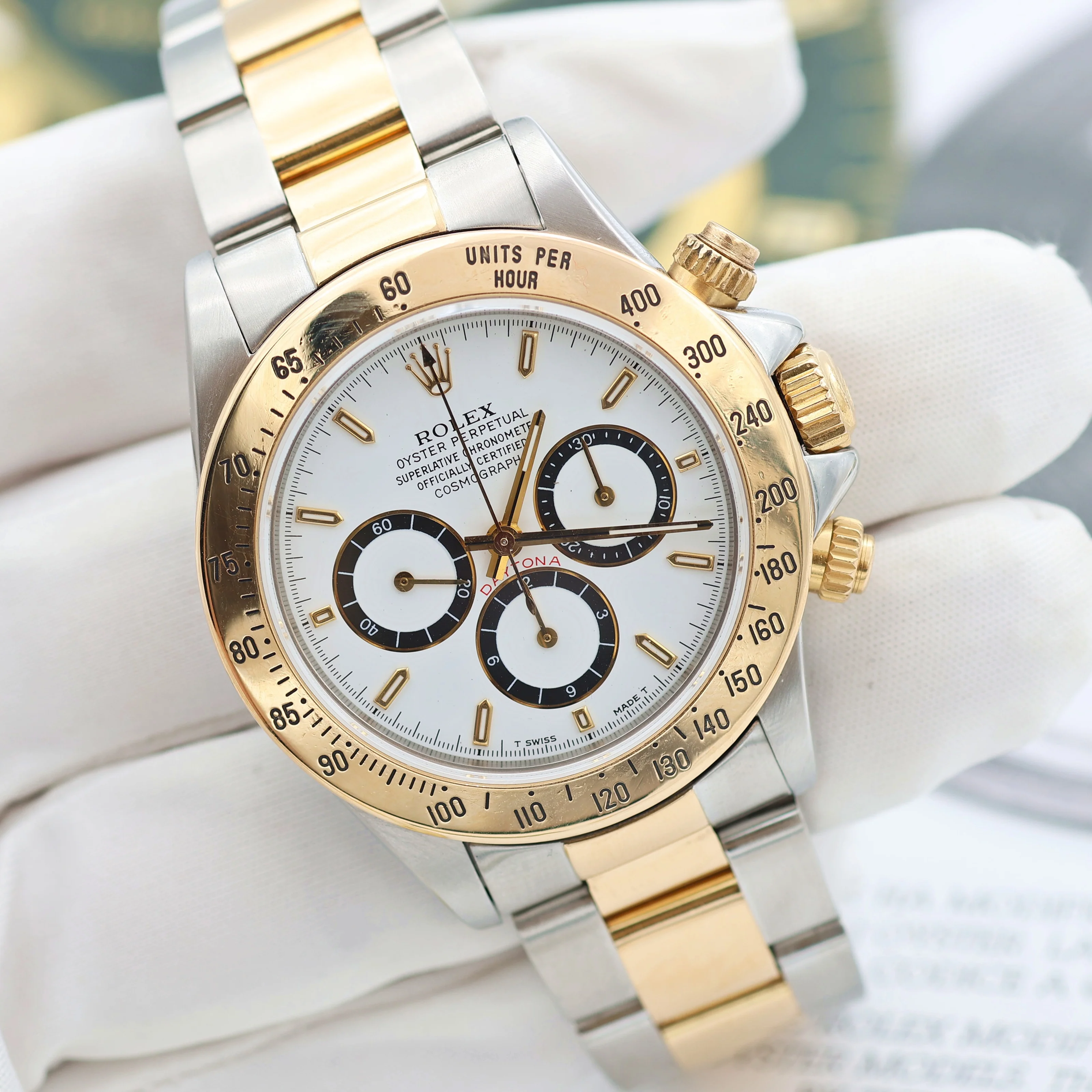 Rolex Daytona ref. 16523 - White Dial Black Subs - Image 4