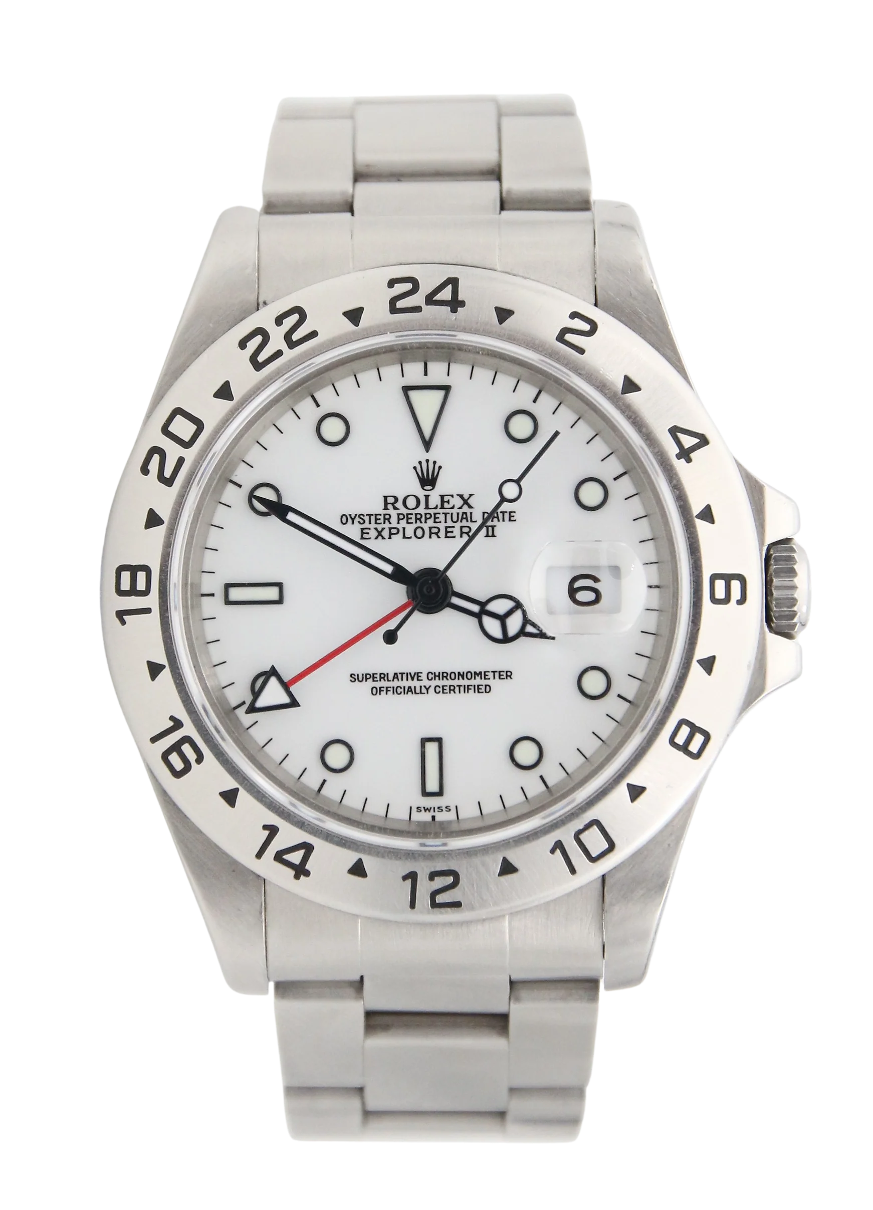 Rolex Explorer II 16570 - Full Set - White Dial (Swiss)
