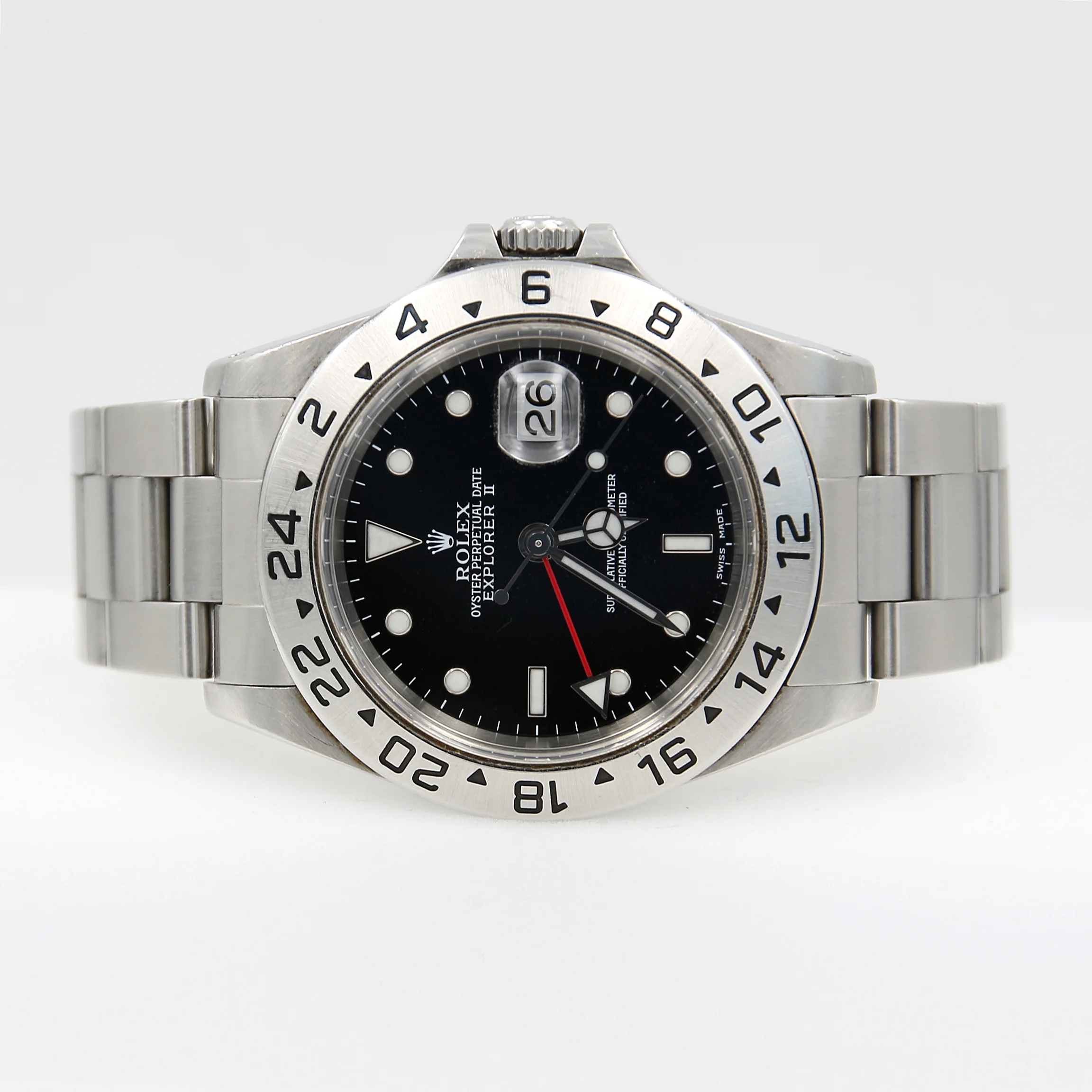 Rolex Explorer II ref. 16570 Black Dial Oyster Bracelet - Full Set - Image 3
