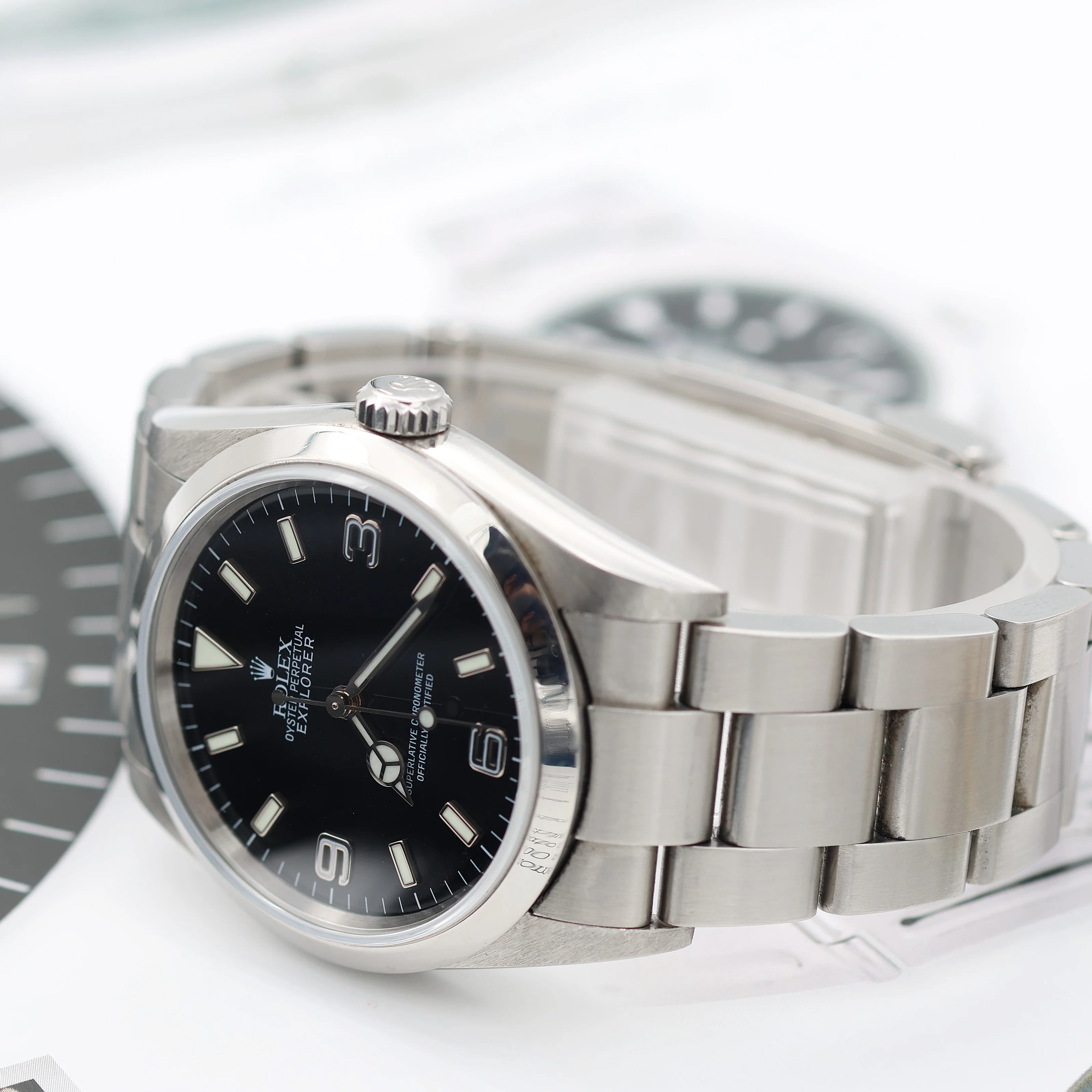 Role Explorer ref. 114270 Oyster bracelet - Full Set - Image 6