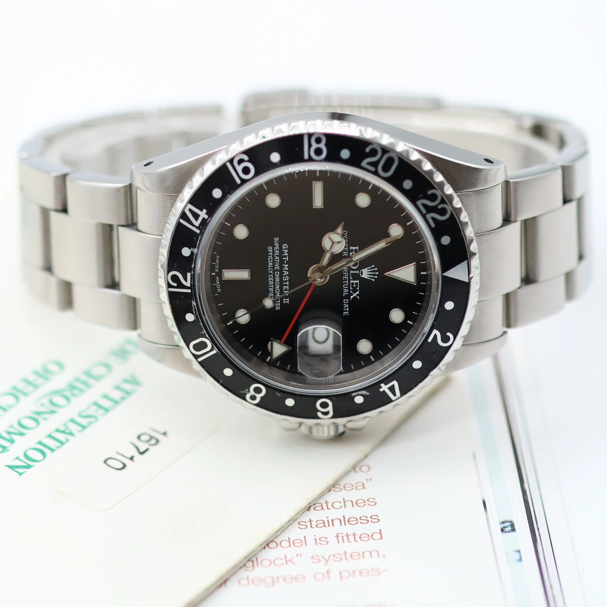 Rolex GMT Master II 16710 - Black Bezel - Full Set - Image 10