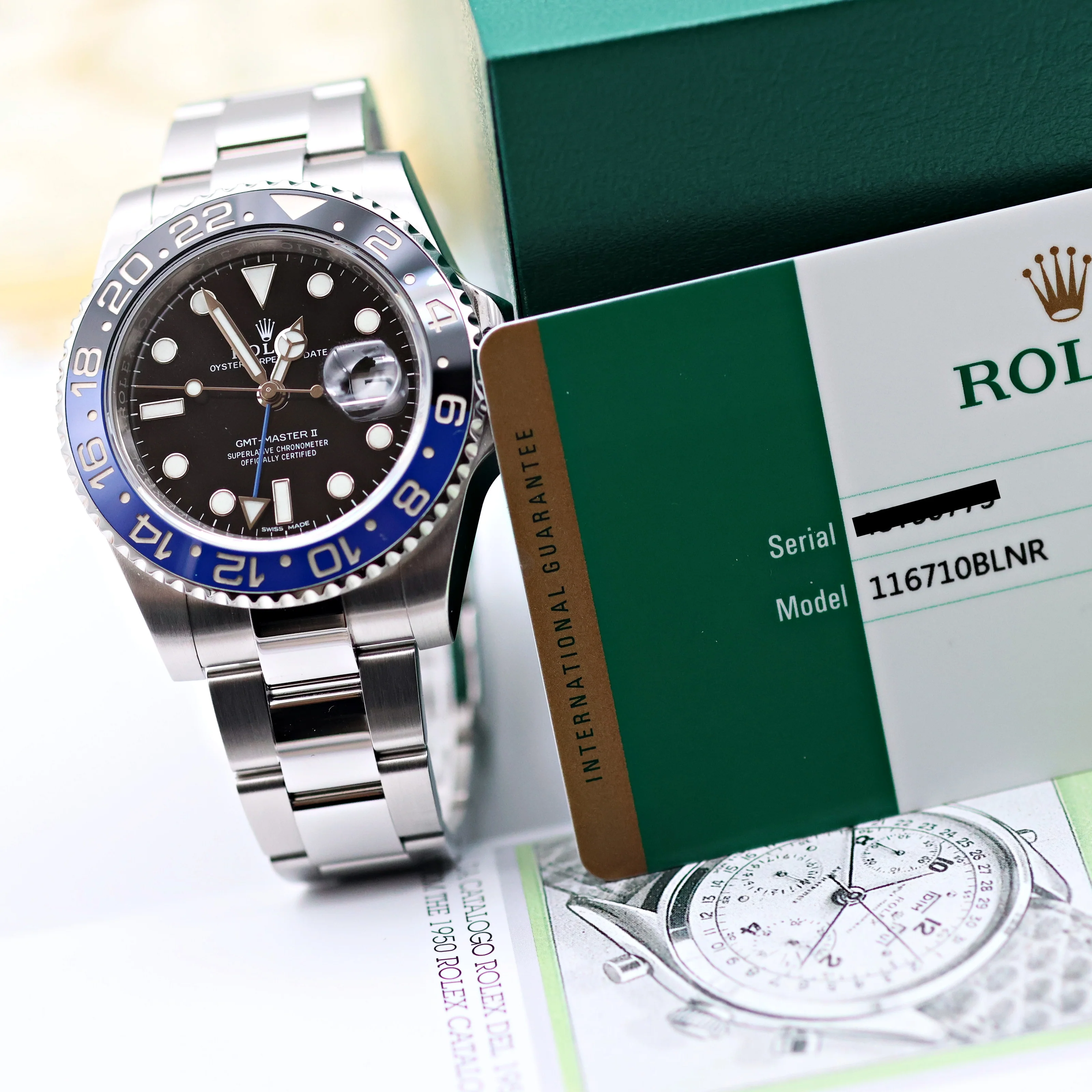 Rolex GMT Master II ref. 116710BLNR (Batman) - Full Set - Image 9