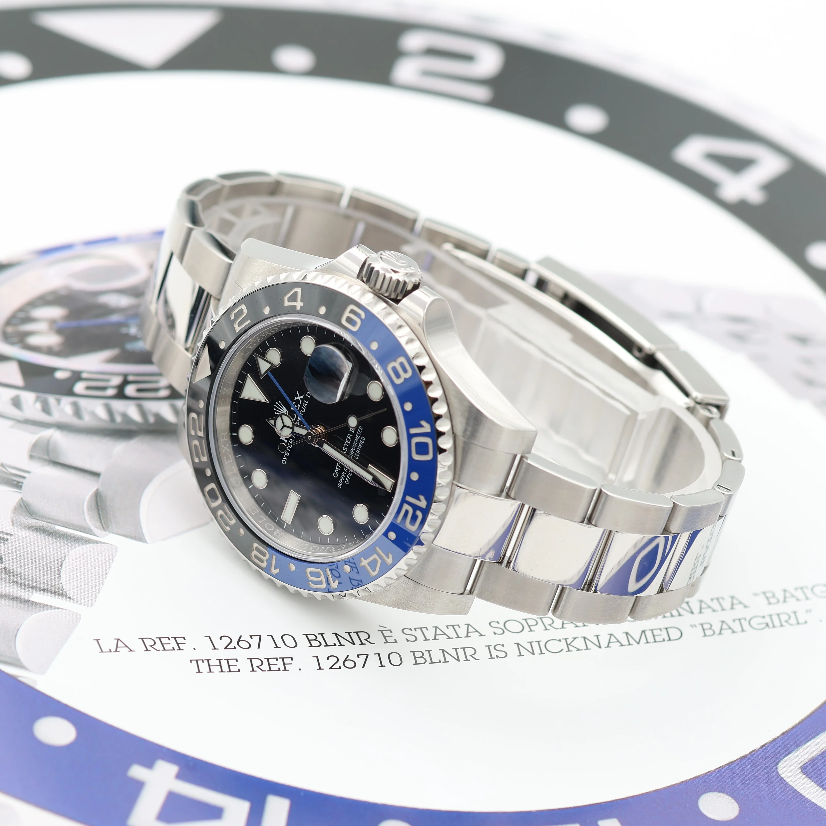 Rolex GMT Master II ref. 126710BLNR Oyster bracelet - Full Set - Image 7