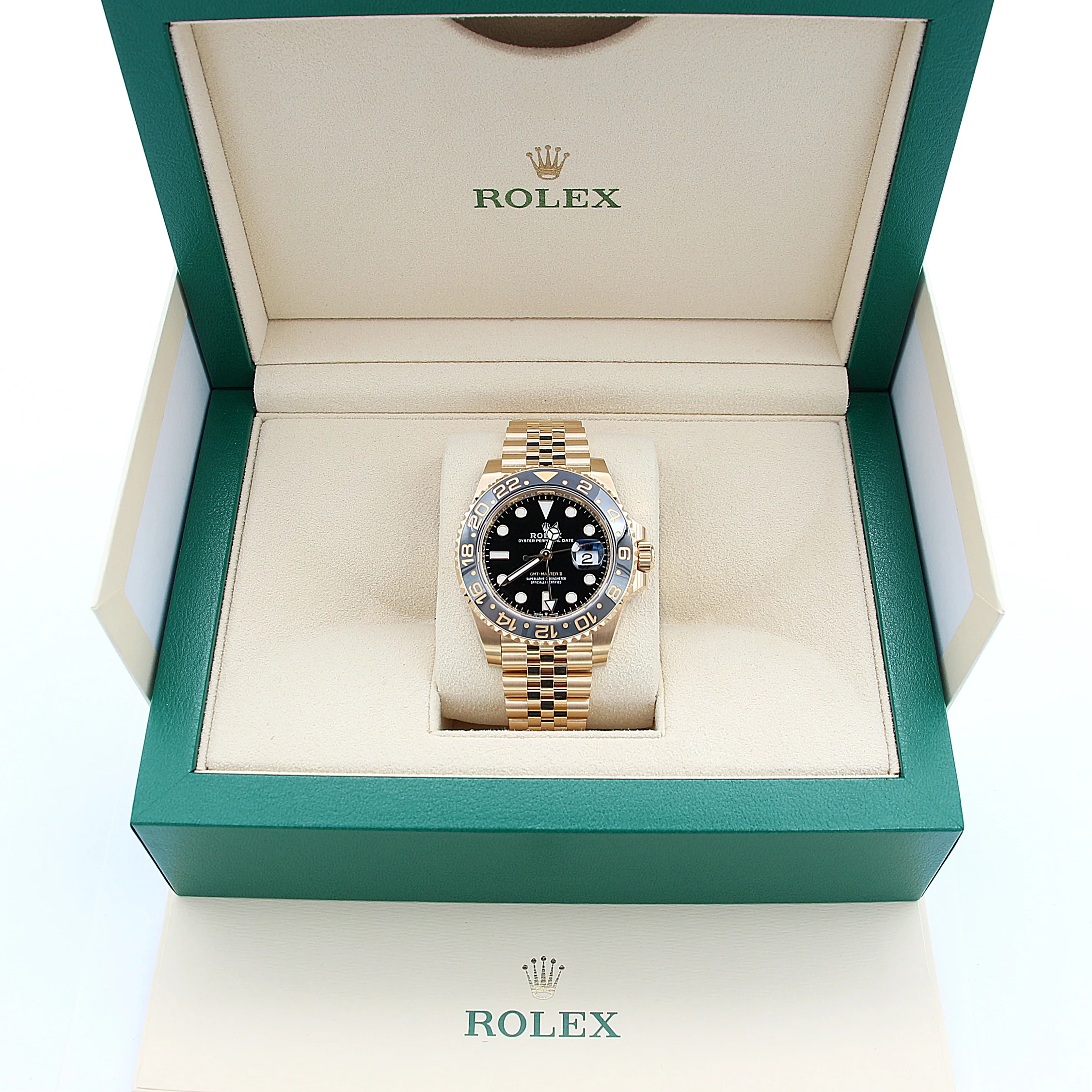 Rolex GMT Master II ref. 126718GRNR - 18K Gold Jubilee - Full Set - Image 2