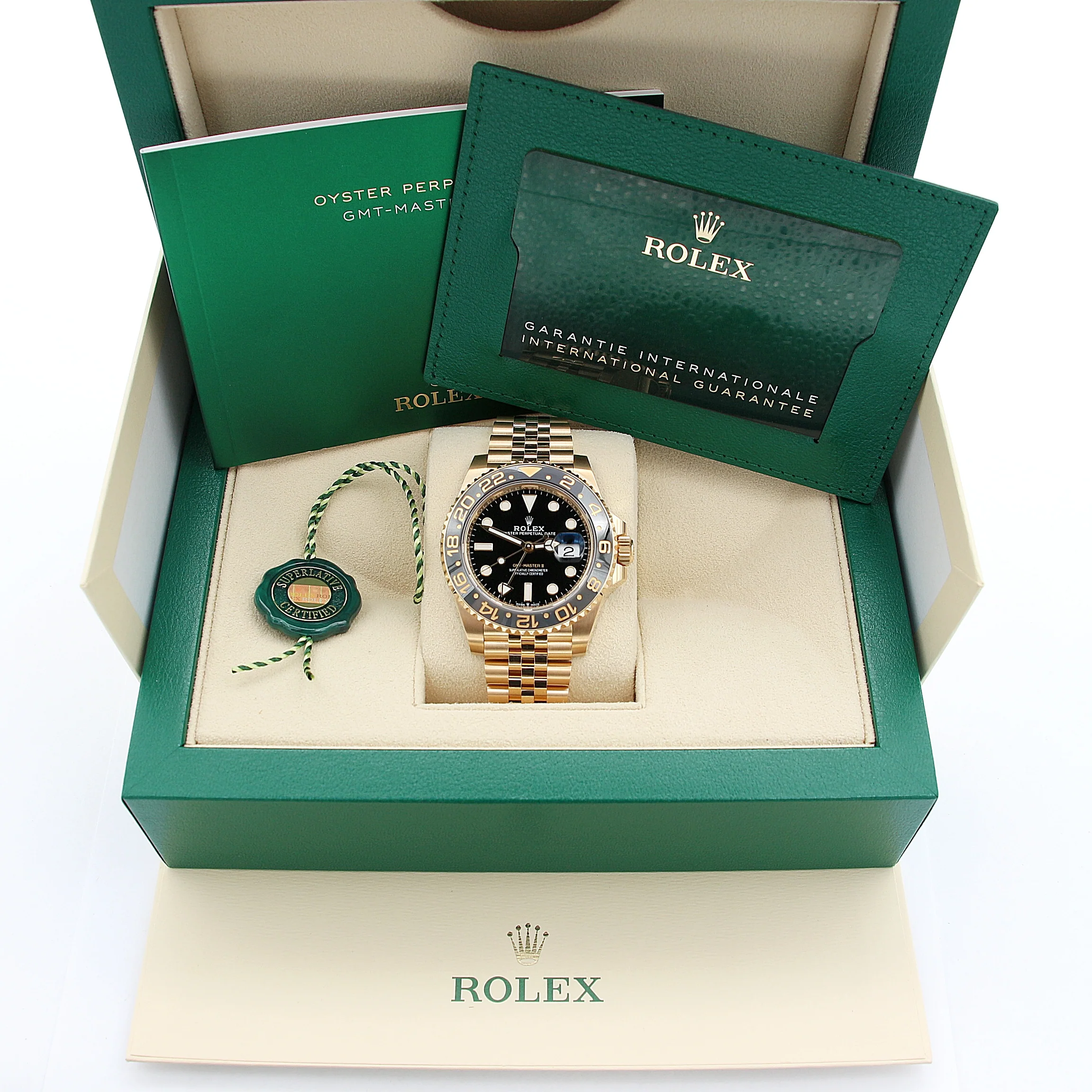Rolex GMT Master II ref. 126718GRNR - 18K Gold Jubilee - Full Set - Image 4
