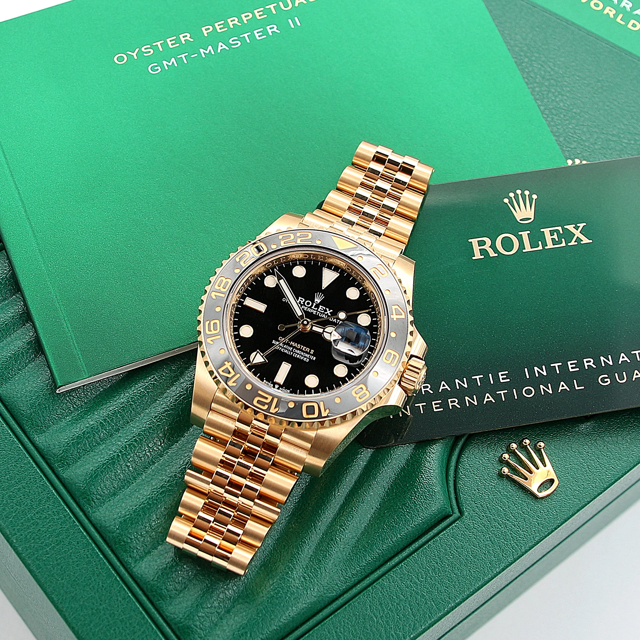 Rolex GMT Master II ref. 126718GRNR - 18K Gold Jubilee - Full Set - Image 5