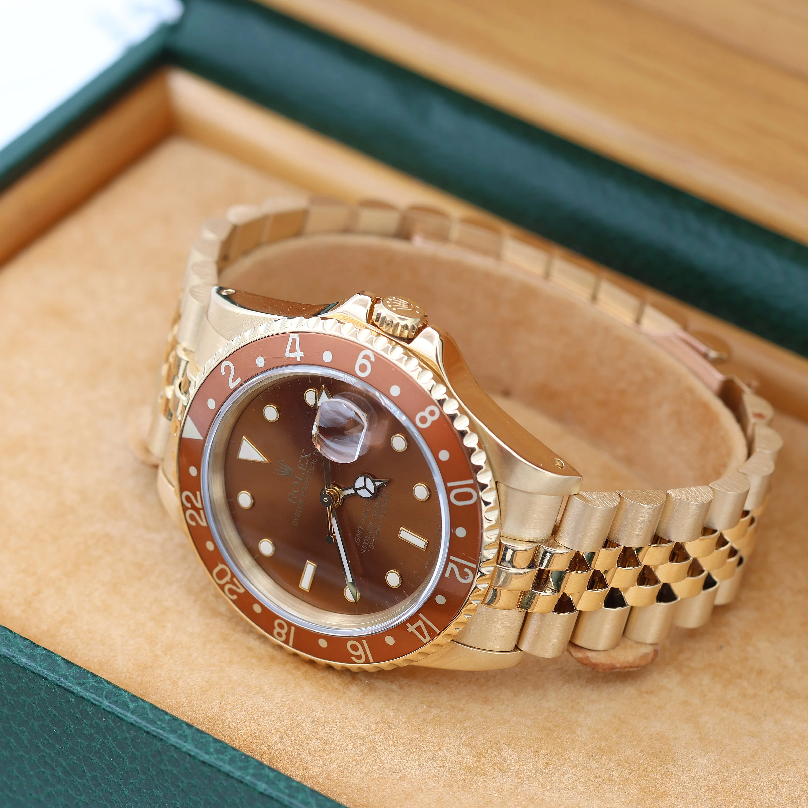 Rolex GMT Master II ref. 16718 Bronze/Tiger Eye Dial Jubilee Bracelet - Image 5