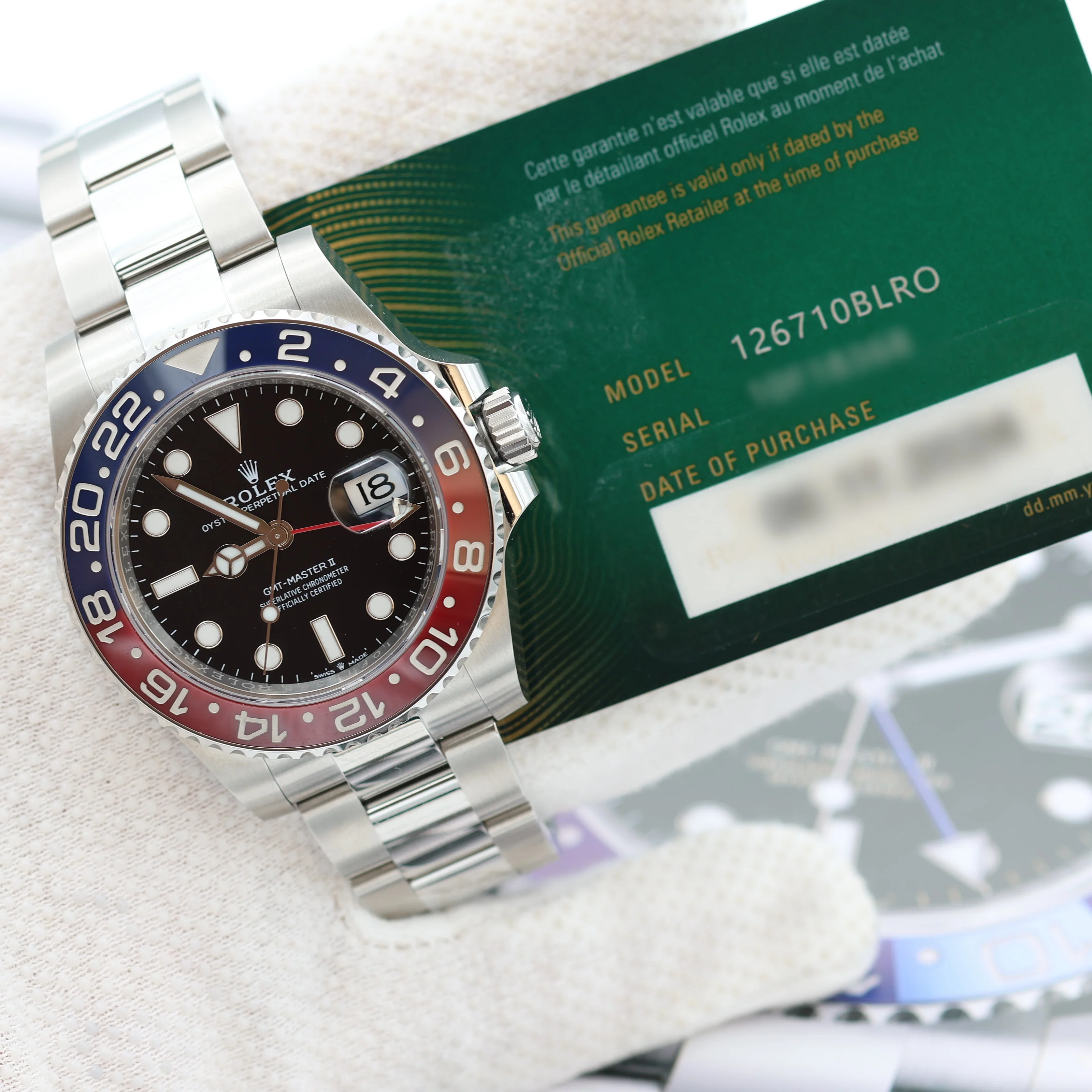 ON SALE: Rolex GMT Master ref. 126710BLRO - Oyster Bracelet - Full Set - Image 10