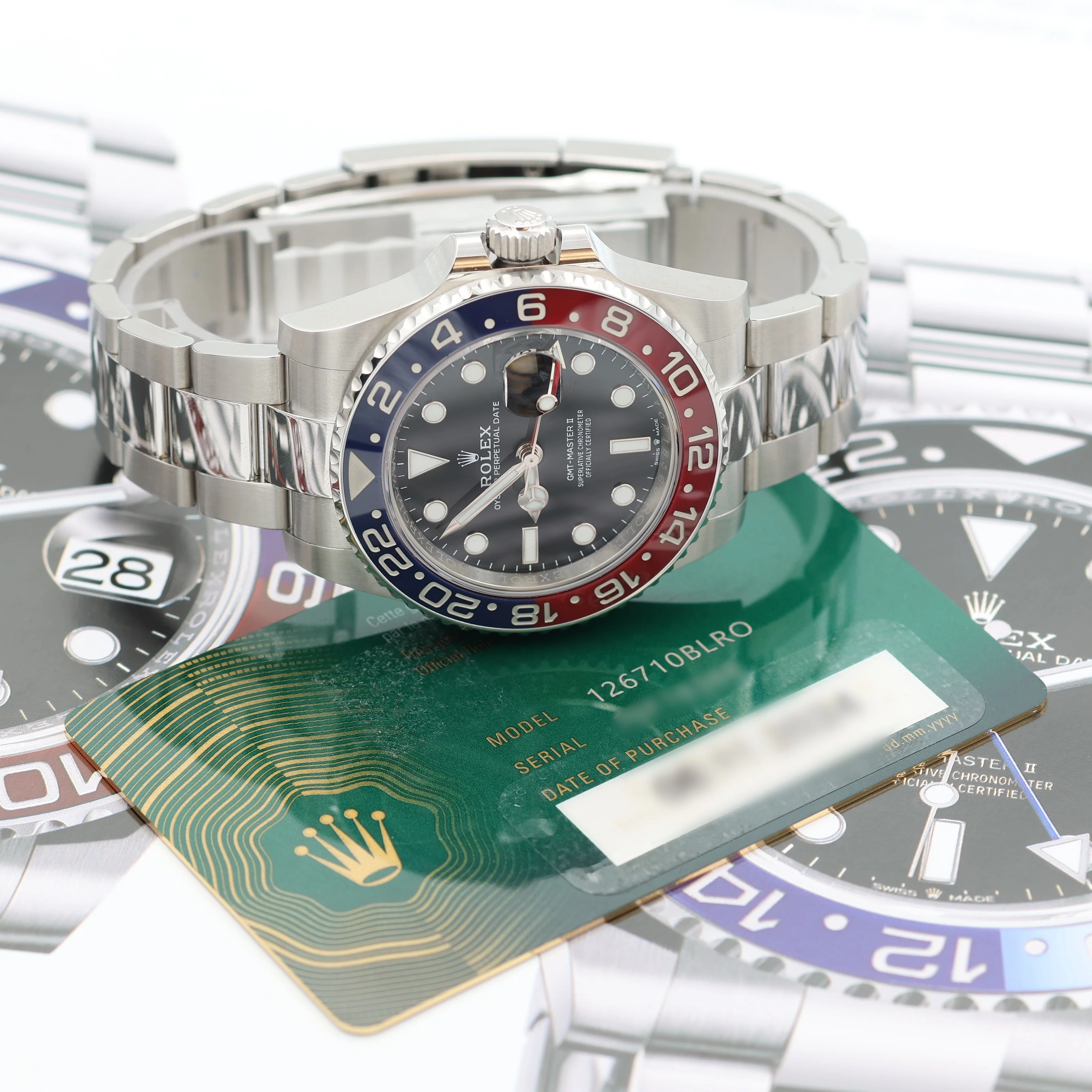ON SALE: Rolex GMT Master ref. 126710BLRO - Oyster Bracelet - Full Set - Image 11