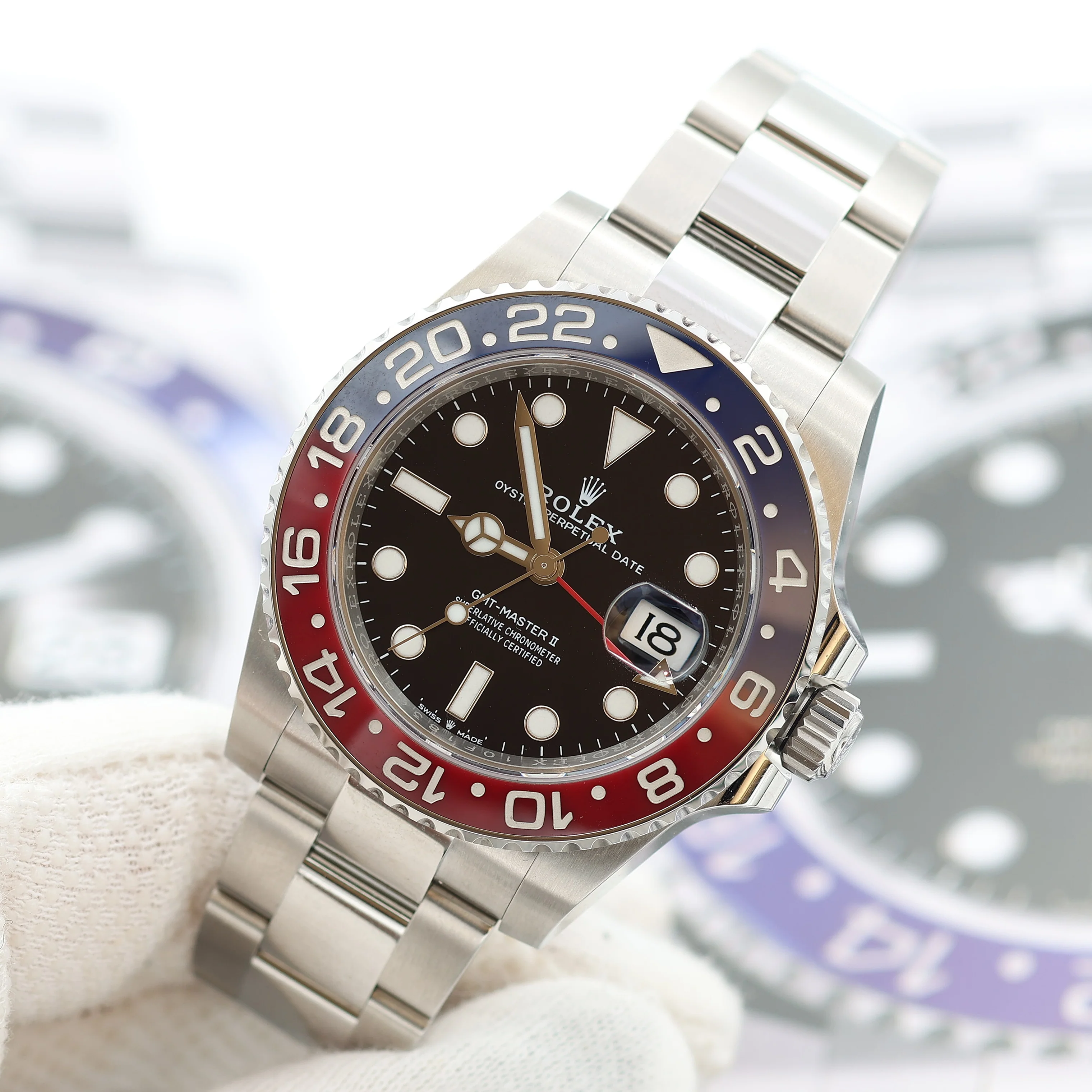 ON SALE: Rolex GMT Master ref. 126710BLRO - Oyster Bracelet - Full Set - Image 6