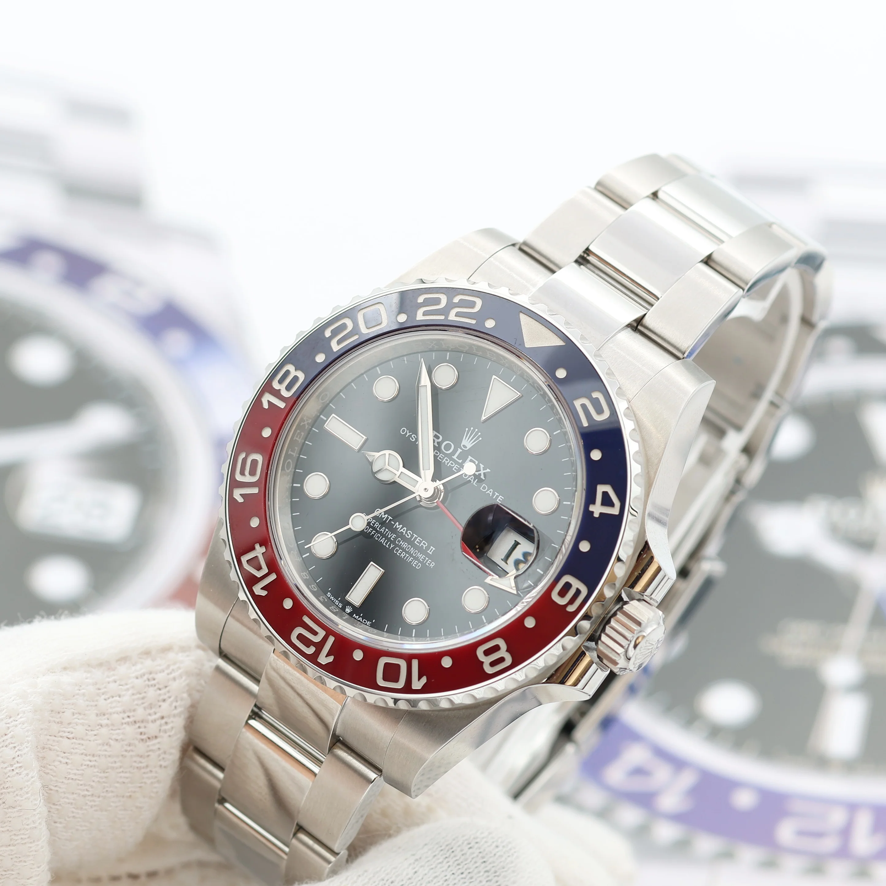 ON SALE: Rolex GMT Master ref. 126710BLRO - Oyster Bracelet - Full Set - Image 7