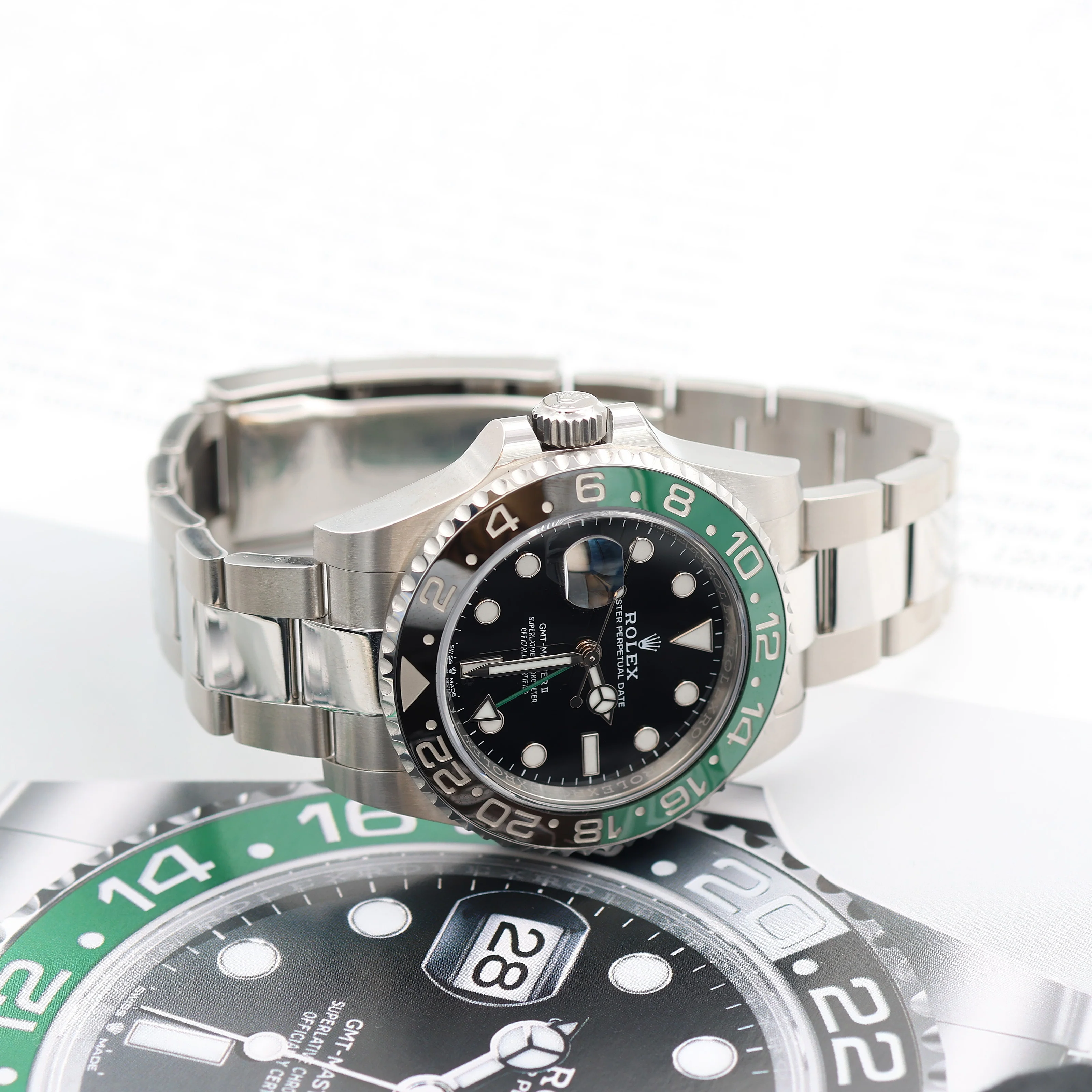 Rolex GMT Master II "Sprite" ref. 126720VTNR Oyster - Full Set - Image 10