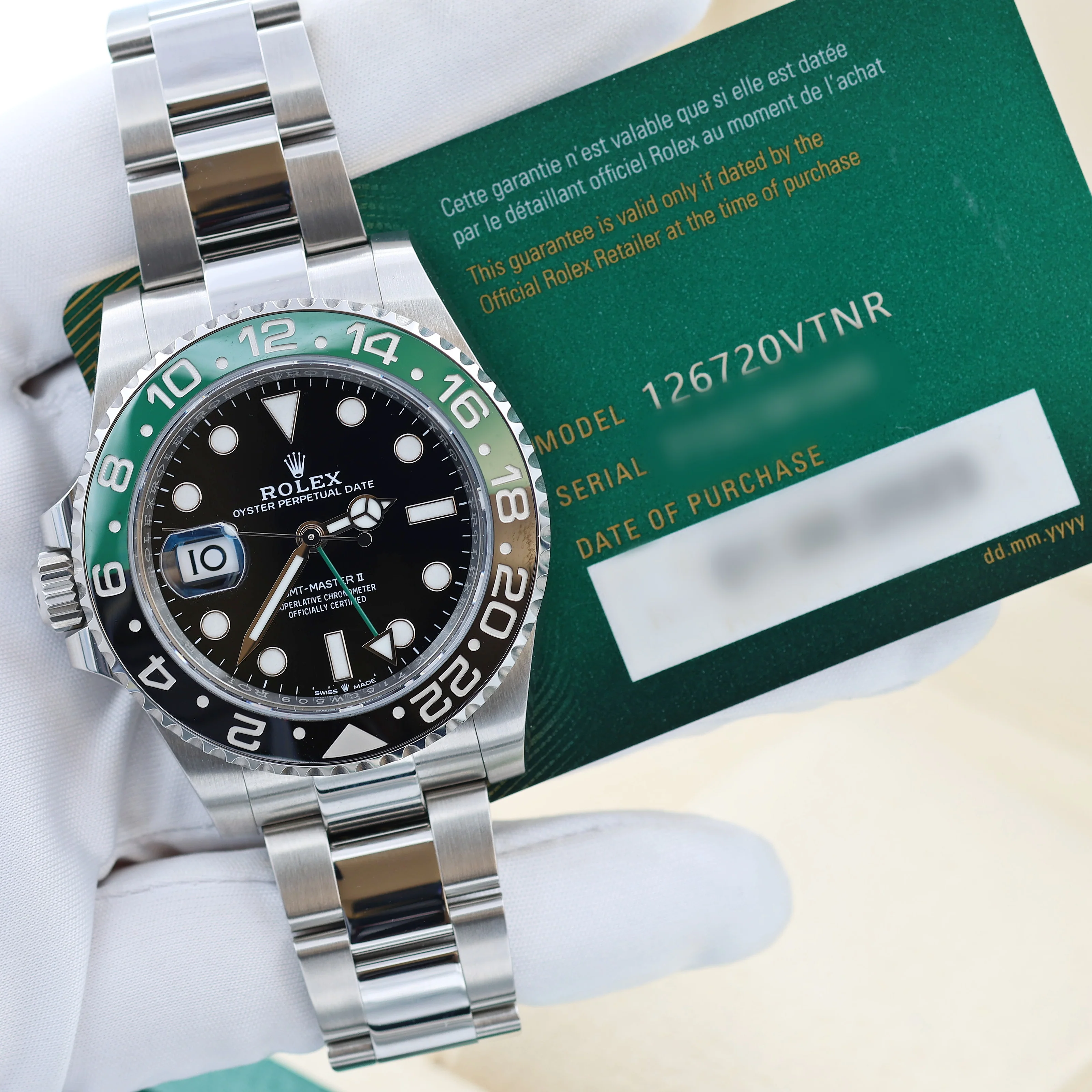 Rolex GMT Master II "Sprite" ref. 126720VTNR Oyster - Full Set - Image 3
