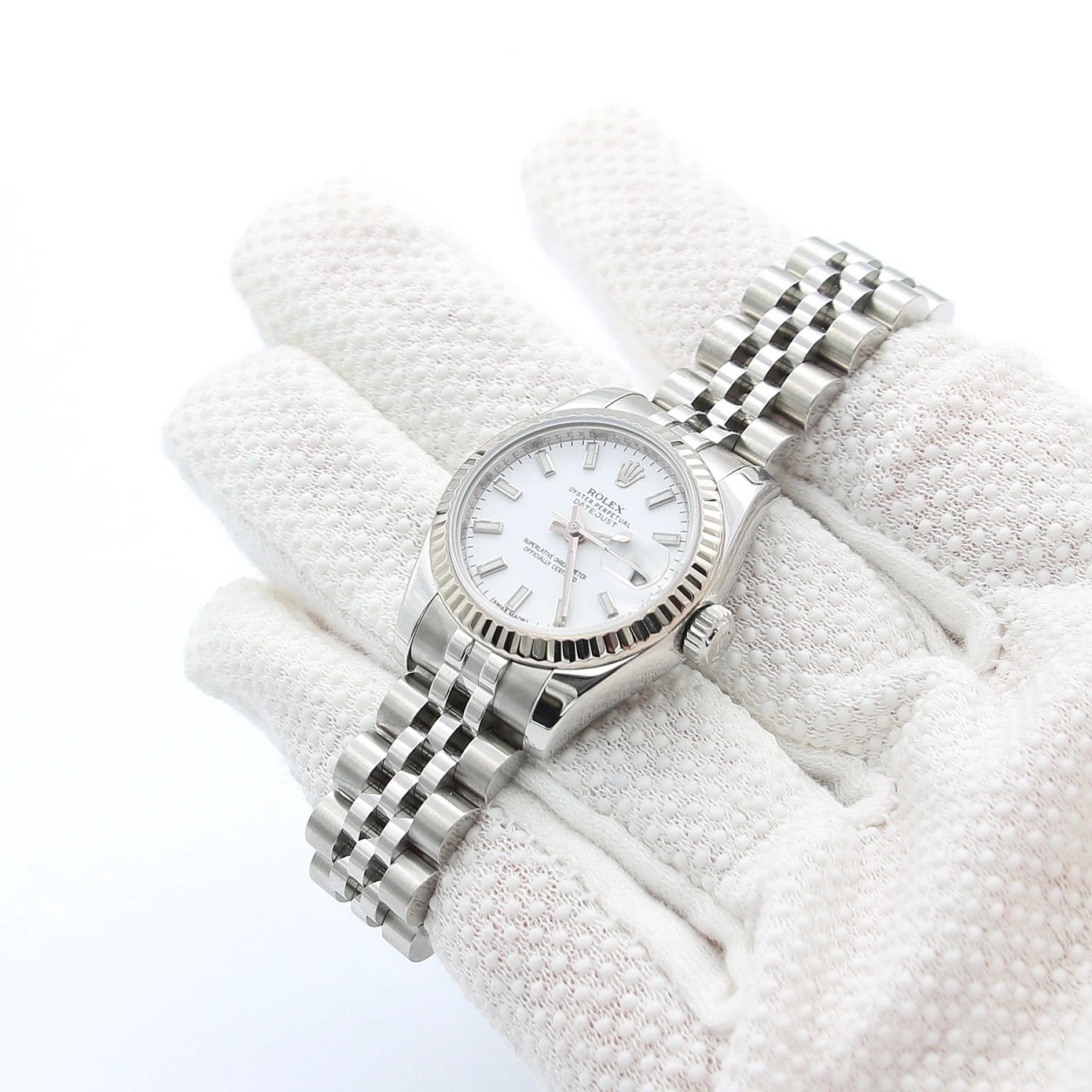 Rolex Lady-Datejust 179174 - White Dial - Full Set - Image 5