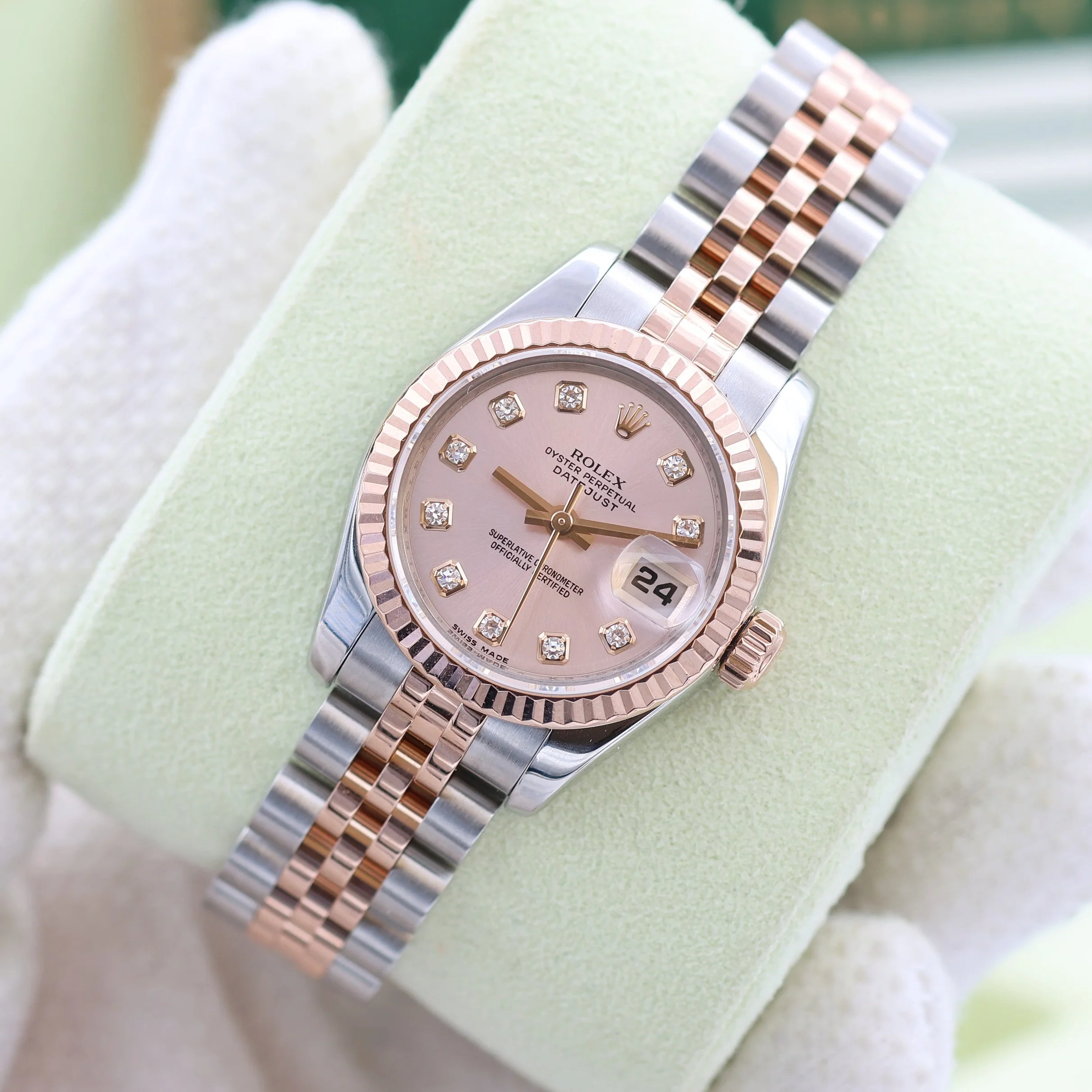 Rolex Lady Datejust ref. 179171 Sundust Diamonds - Full set - Image 2