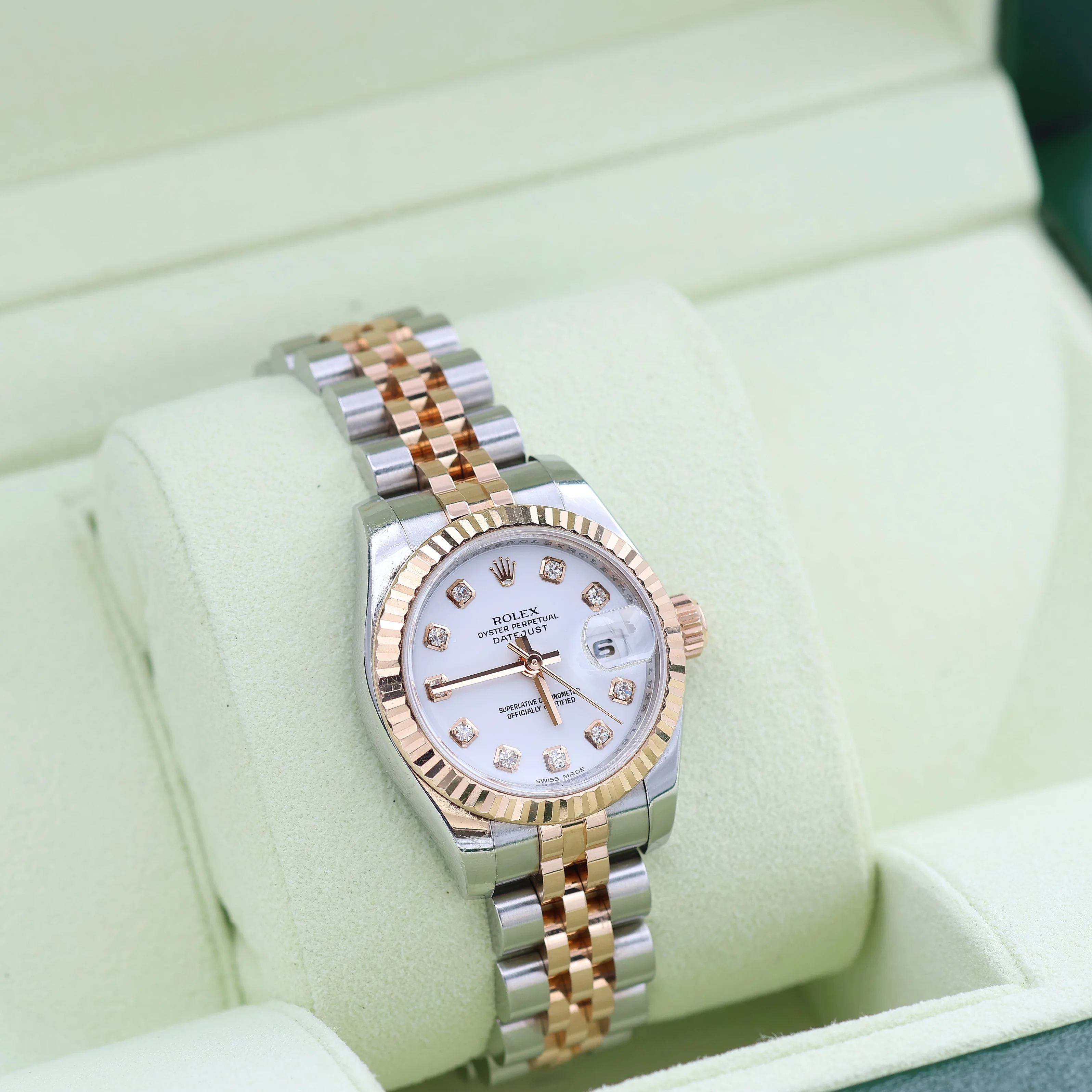 Rolex Lady Datejust ref. 179171 White Diamonds - Full set - Image 6