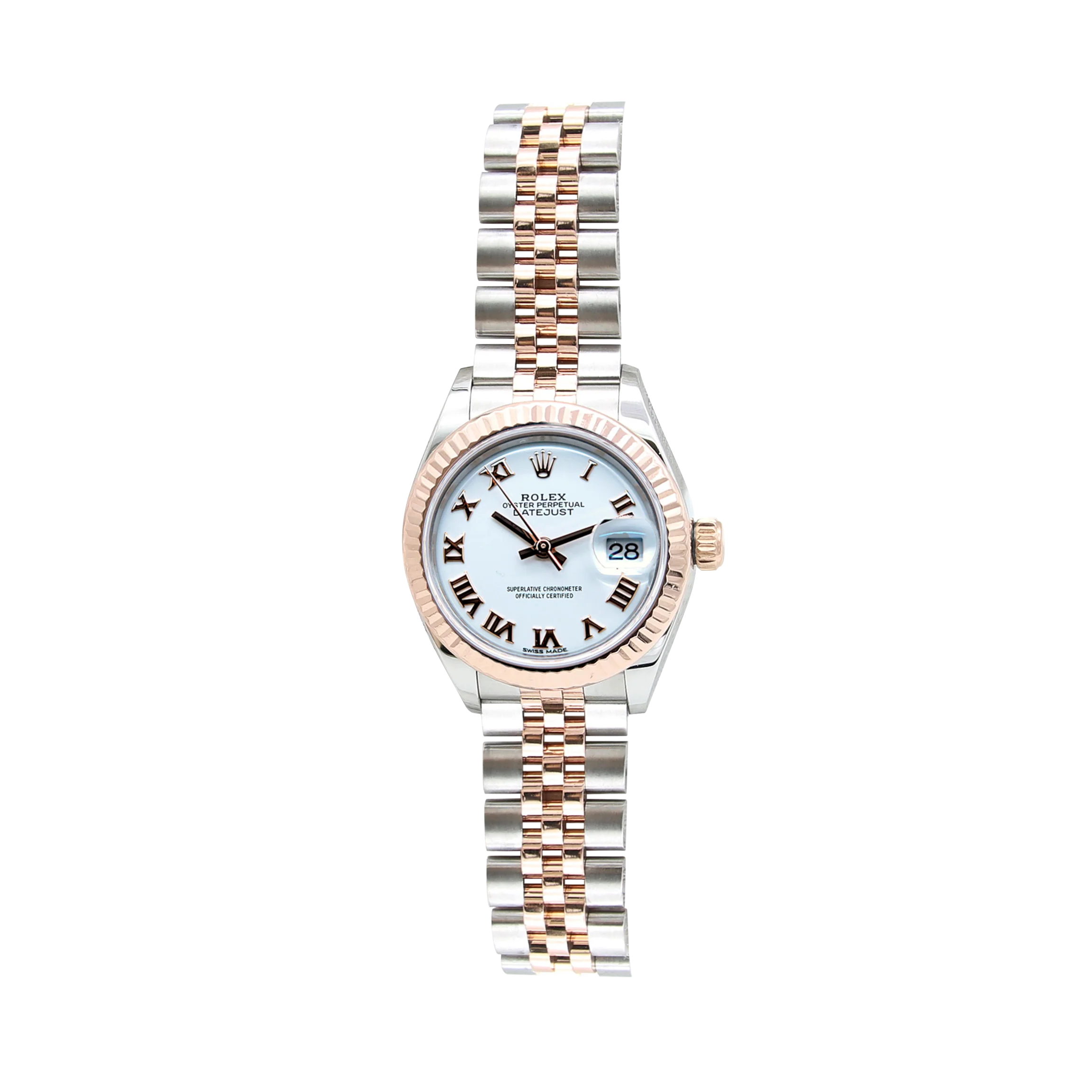 Rolex Lady Datejust ref. 279171 White Roman Dial - Jubilee - Full Set