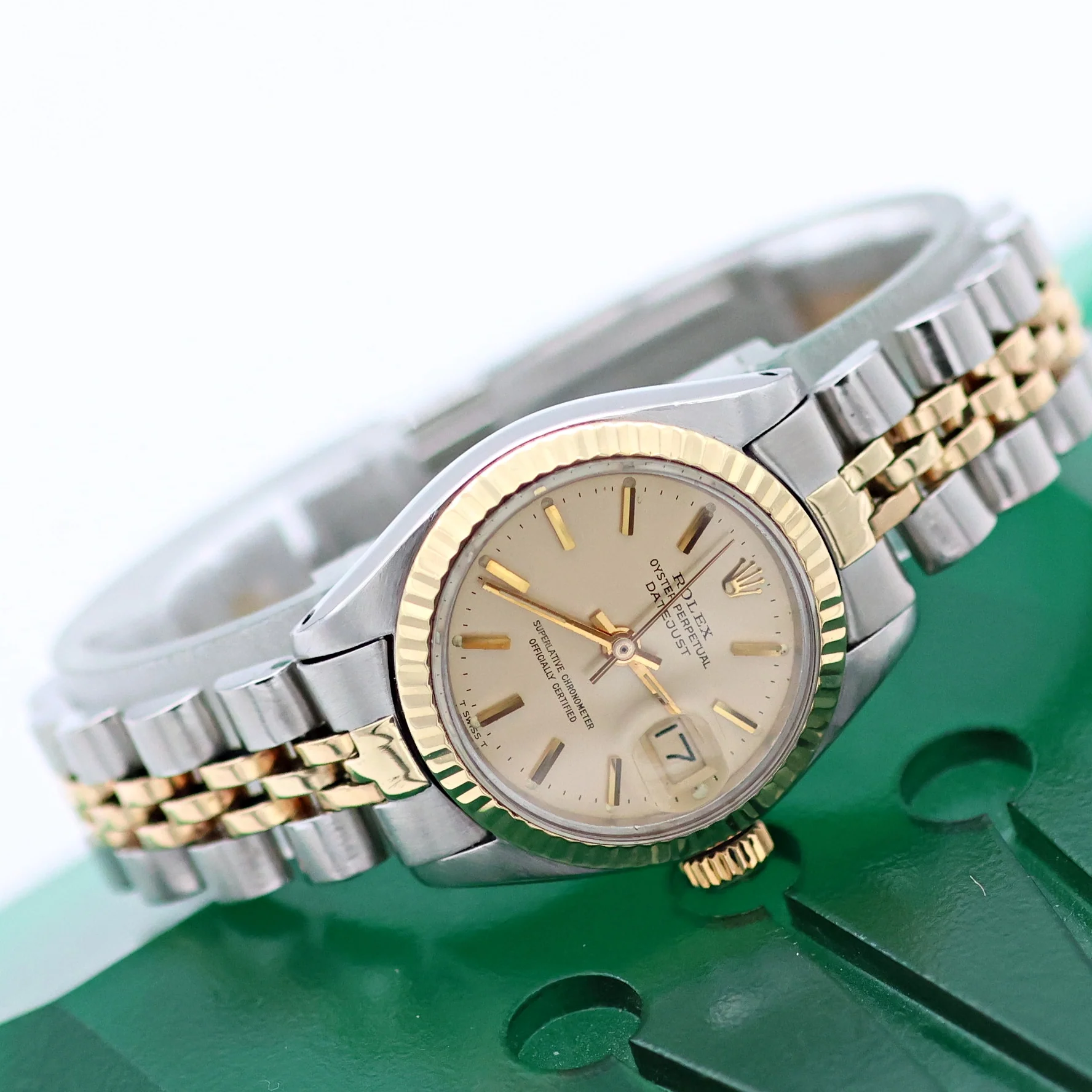 Rolex Lady-Datejust ref. 6917 - Steel and Gold - Cream Dial - Jubilee Bracelet - Image 11
