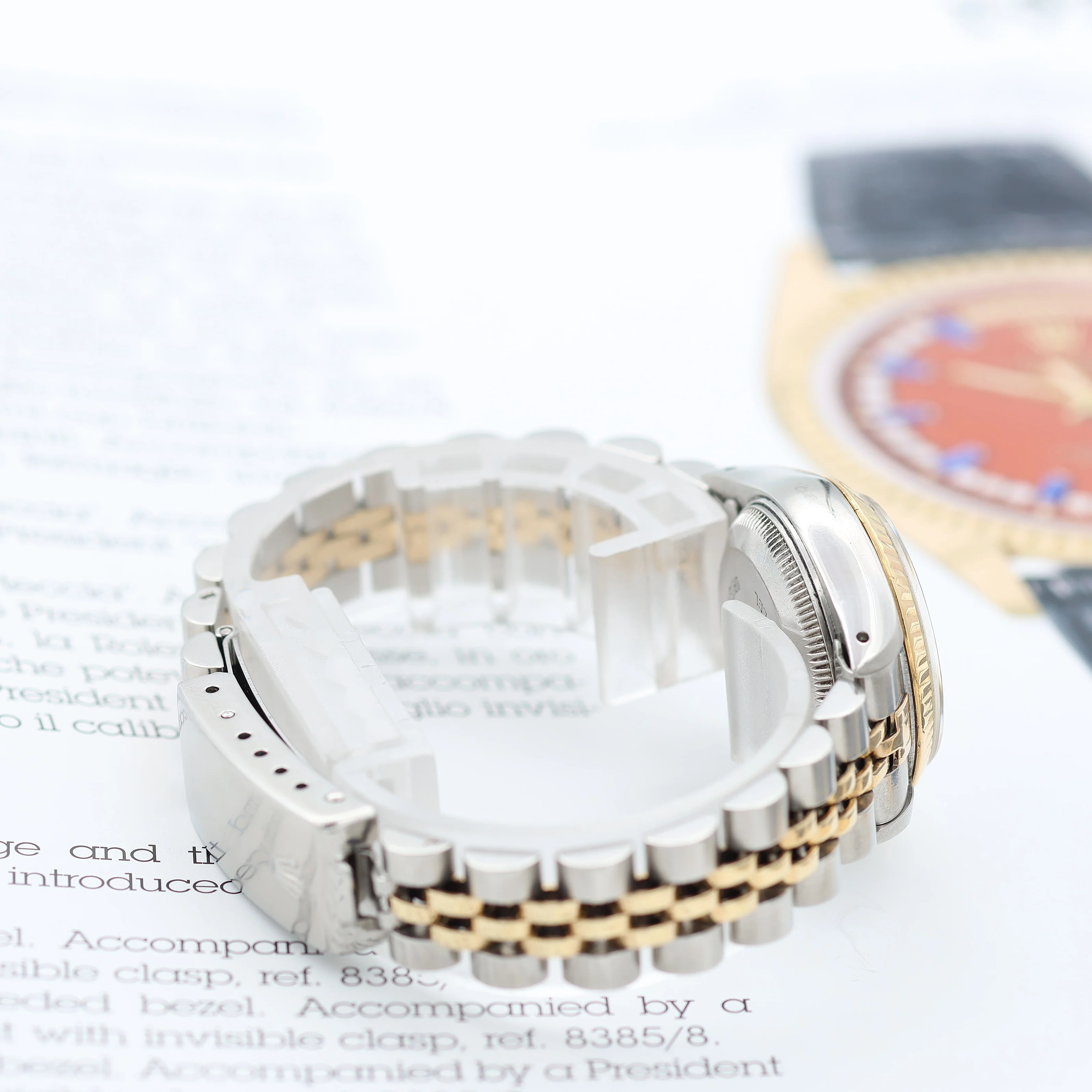 Rolex Lady-Datejust ref. 69173 - Brown Millennary/Computer Dial - Jubilee Bracelet - Image 11