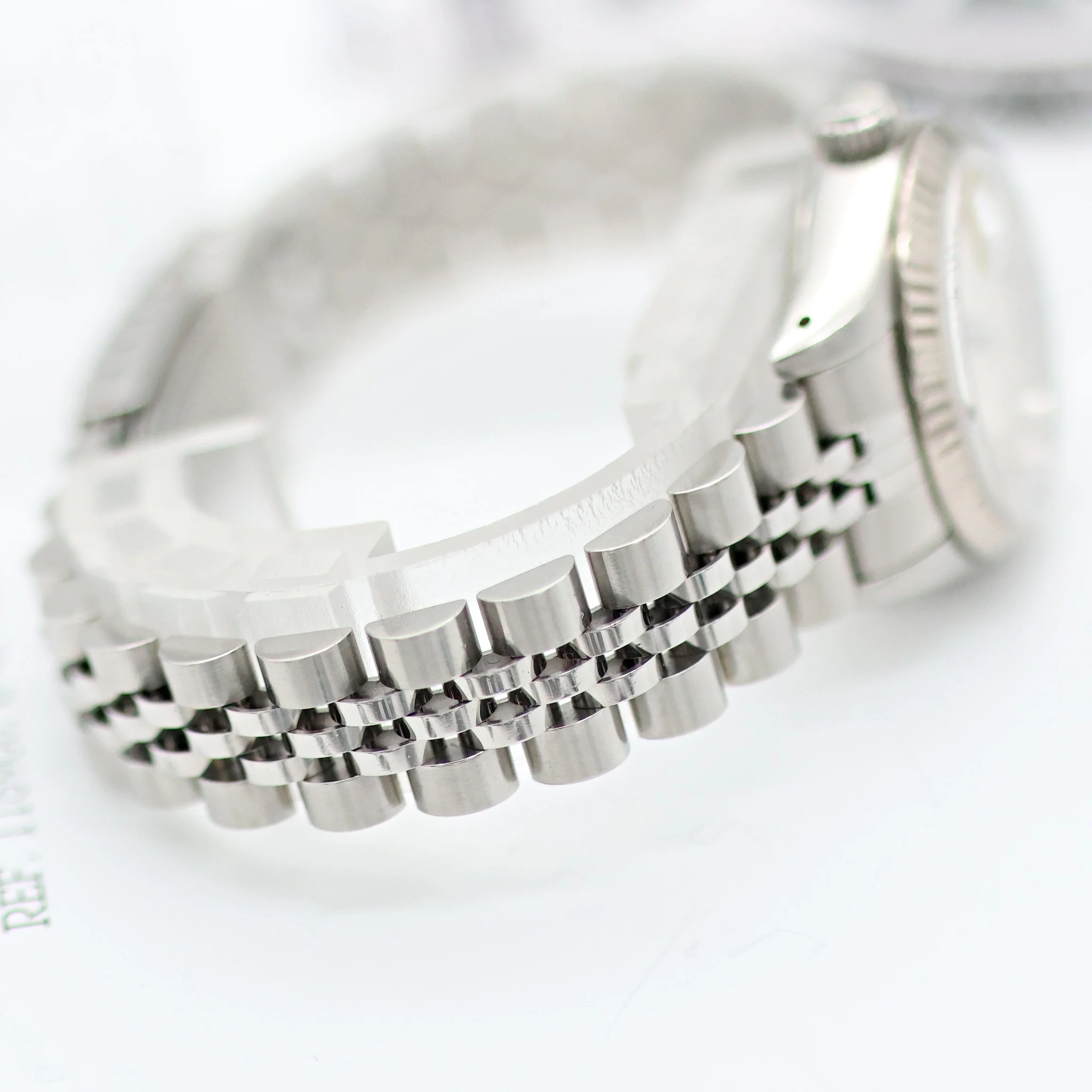 Rolex Lady-Datejust ref. 69174 - SIlver Linen Dial - Jubilee bracelet - Image 12