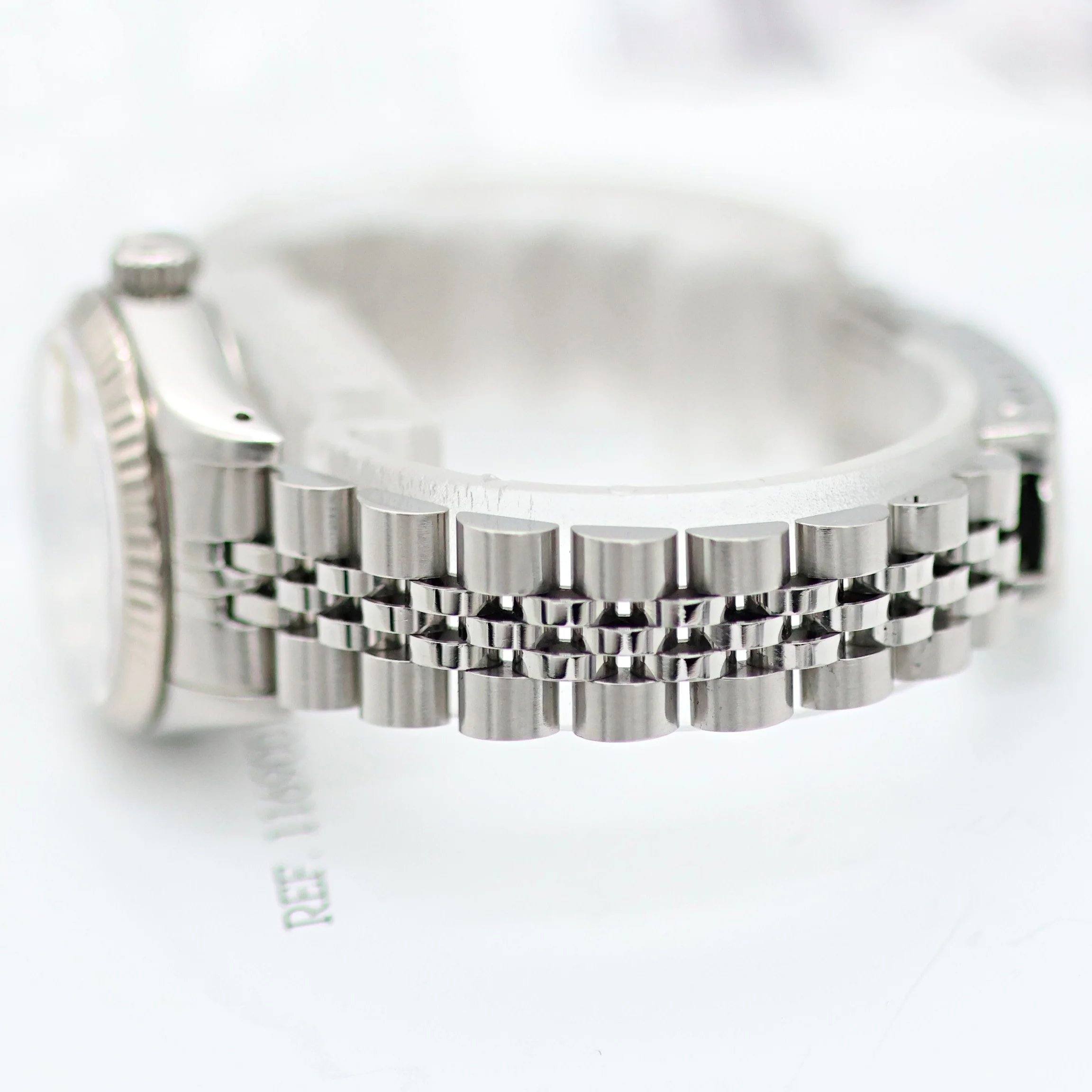 Rolex Lady-Datejust ref. 69174 - SIlver Linen Dial - Jubilee bracelet - Image 15