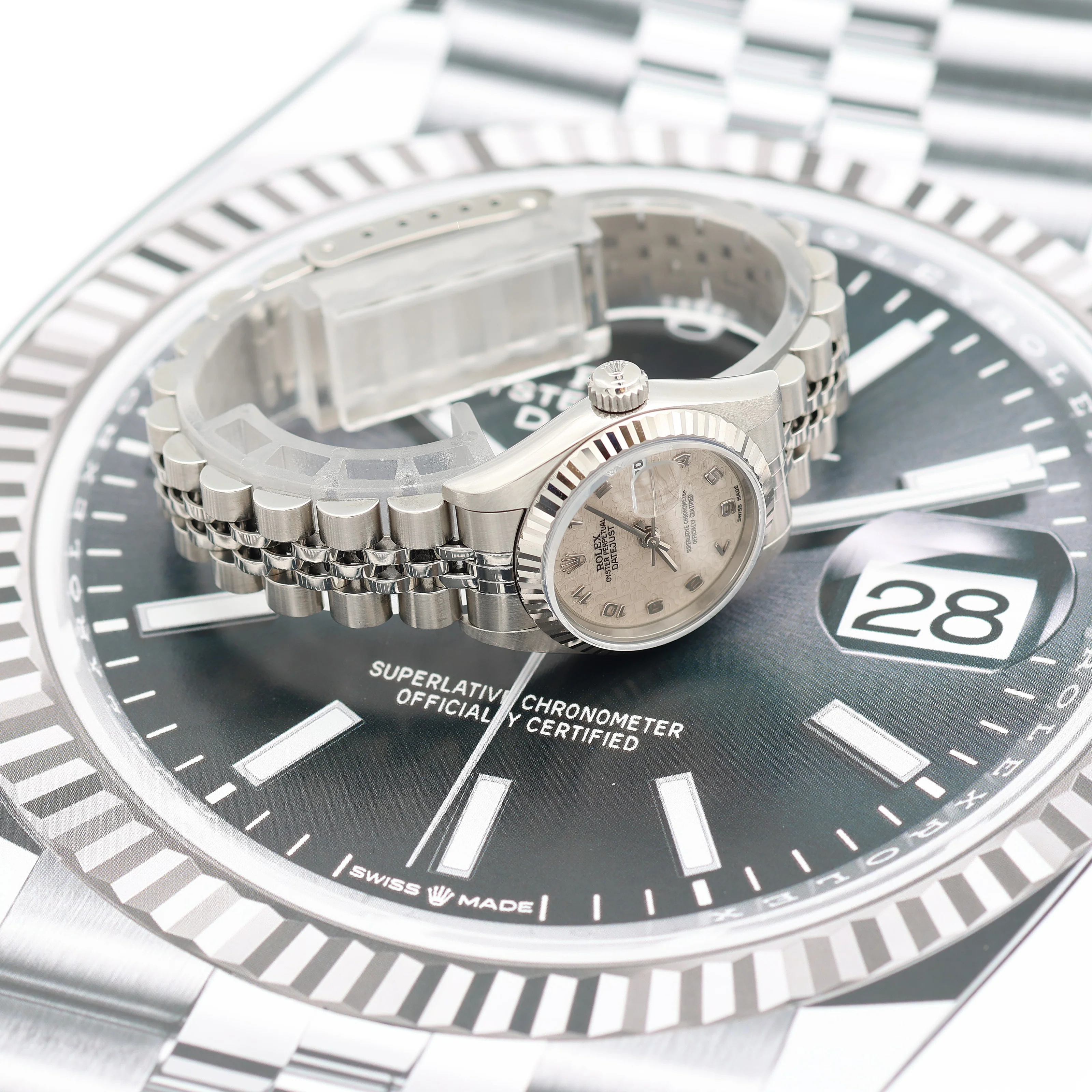 ON SALE: Rolex Lady-Datejust ref. 69174 - Millennary Dial Jubilee bracelet - Image 9