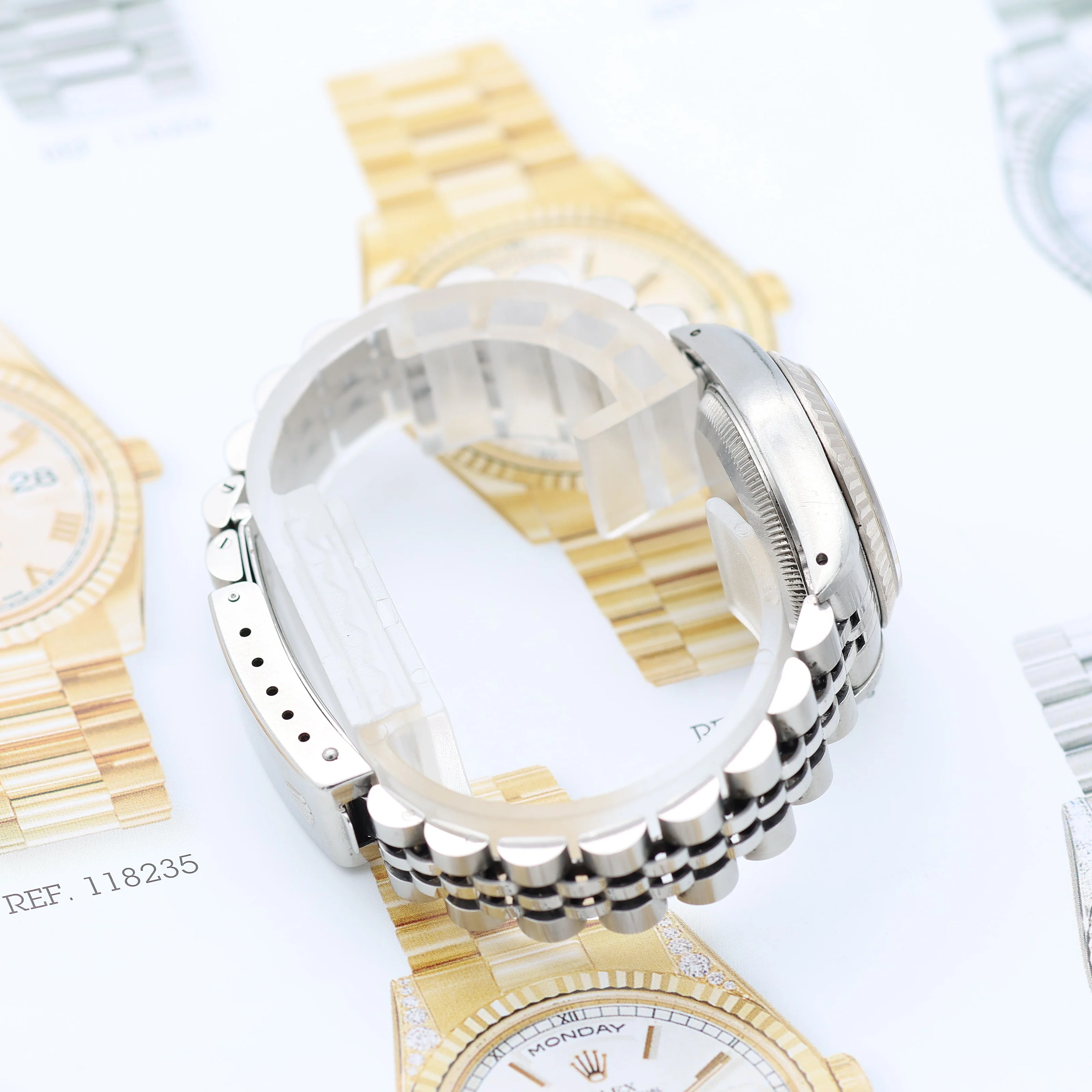 Rolex Lady-Datejust ref. 69174 - Silver Dial Jubilee bracelet - Image 7