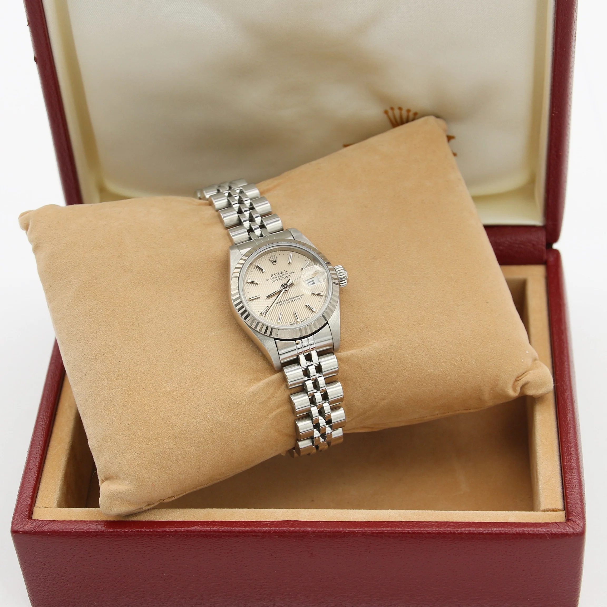 Rolex Lady-Datejust ref. 69174 - Tapestry Dial Jubilee bracelet - Full Set - Image 3