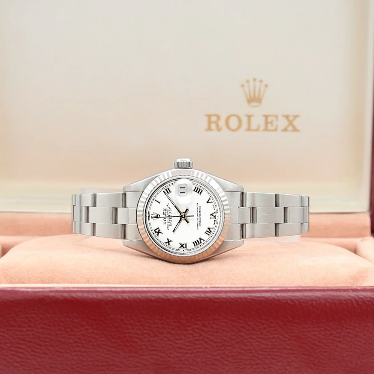 Rolex Lady-Datejust ref. 69174 - White Roman Big Numbers Dial Oyster bracelet - Image 4