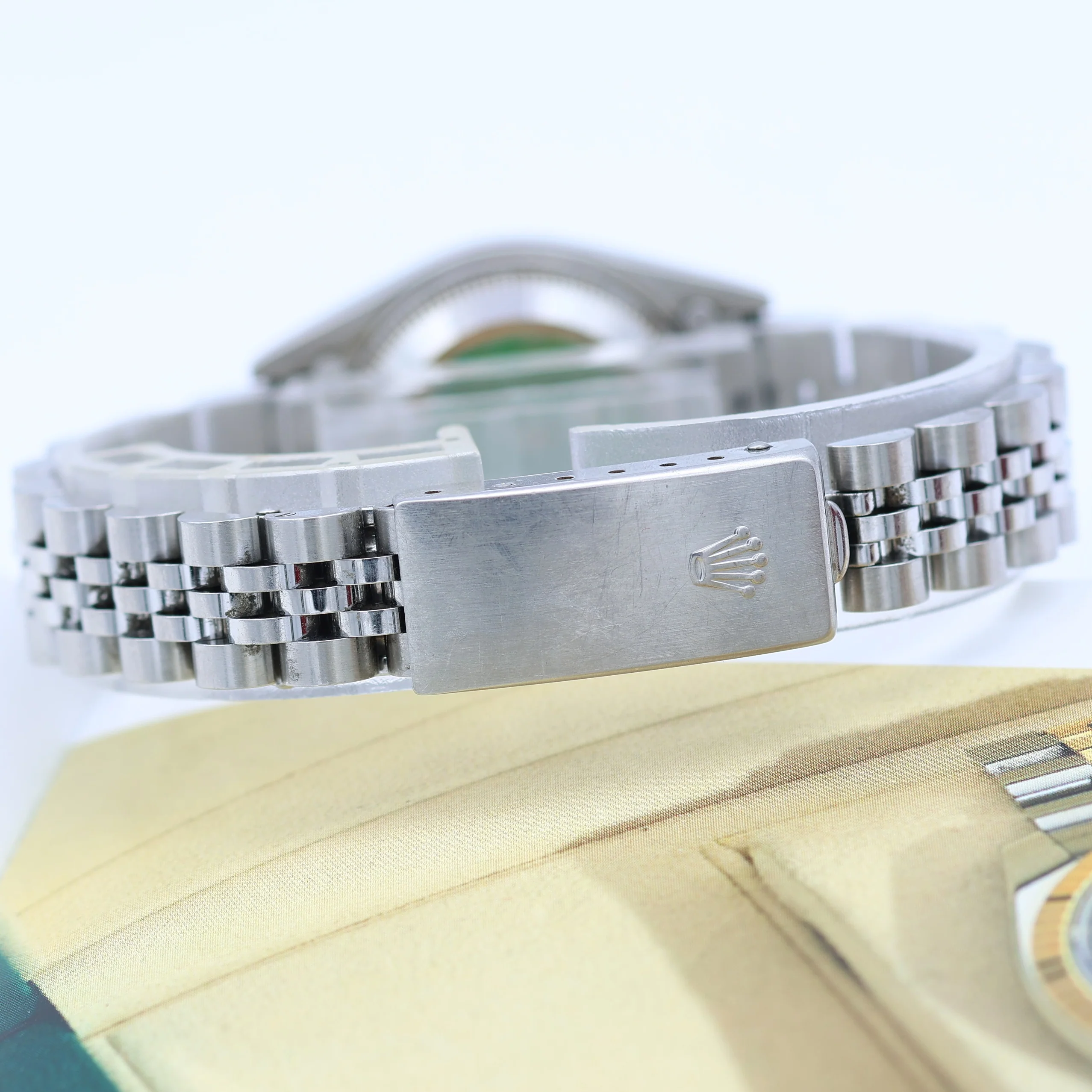 Rolex Lady-Datejust ref. 69174 - White Roman Small (Lines) Dial Jubilee bracelet - Full Set - Image 18