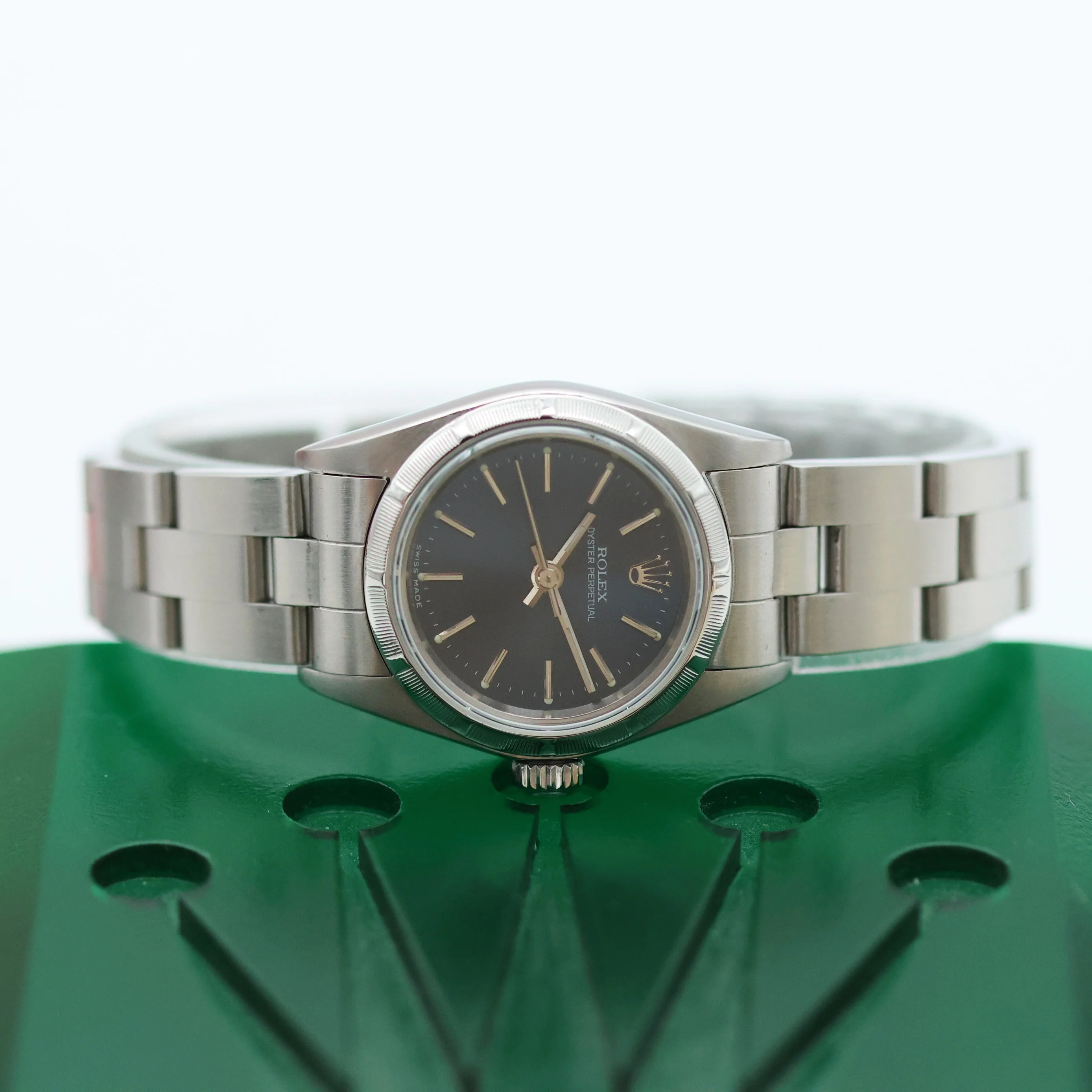 Rolex Lady Oyster Perpetual 76030 - Blue Dial - Oyster Bracelet - Image 5