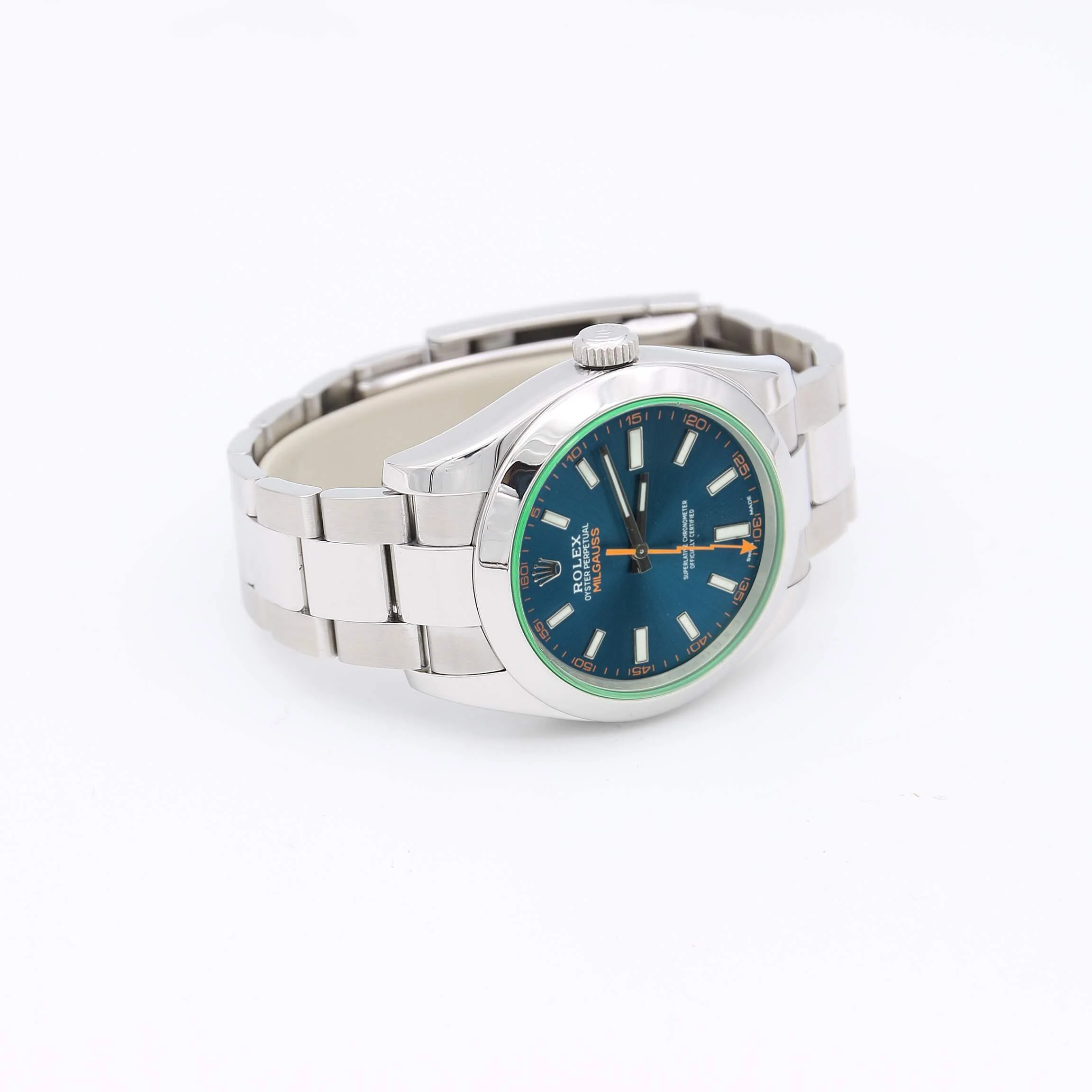 Rolex Milgauss 116400GV - Blue Dial/Green Glass - Full Set - Image 3