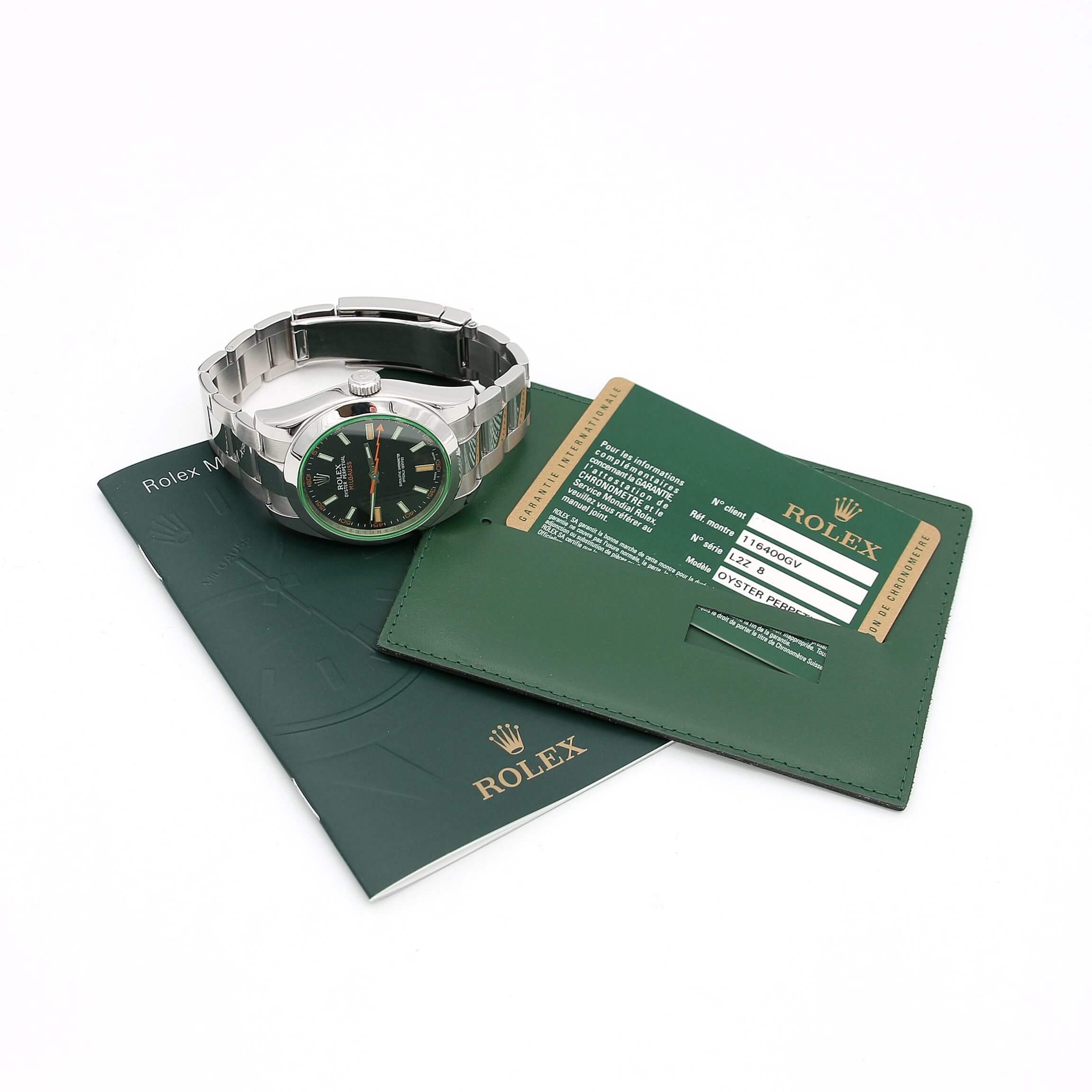 Rolex Milgauss ref. 116400GV  Oyster Bracelet - Image 3