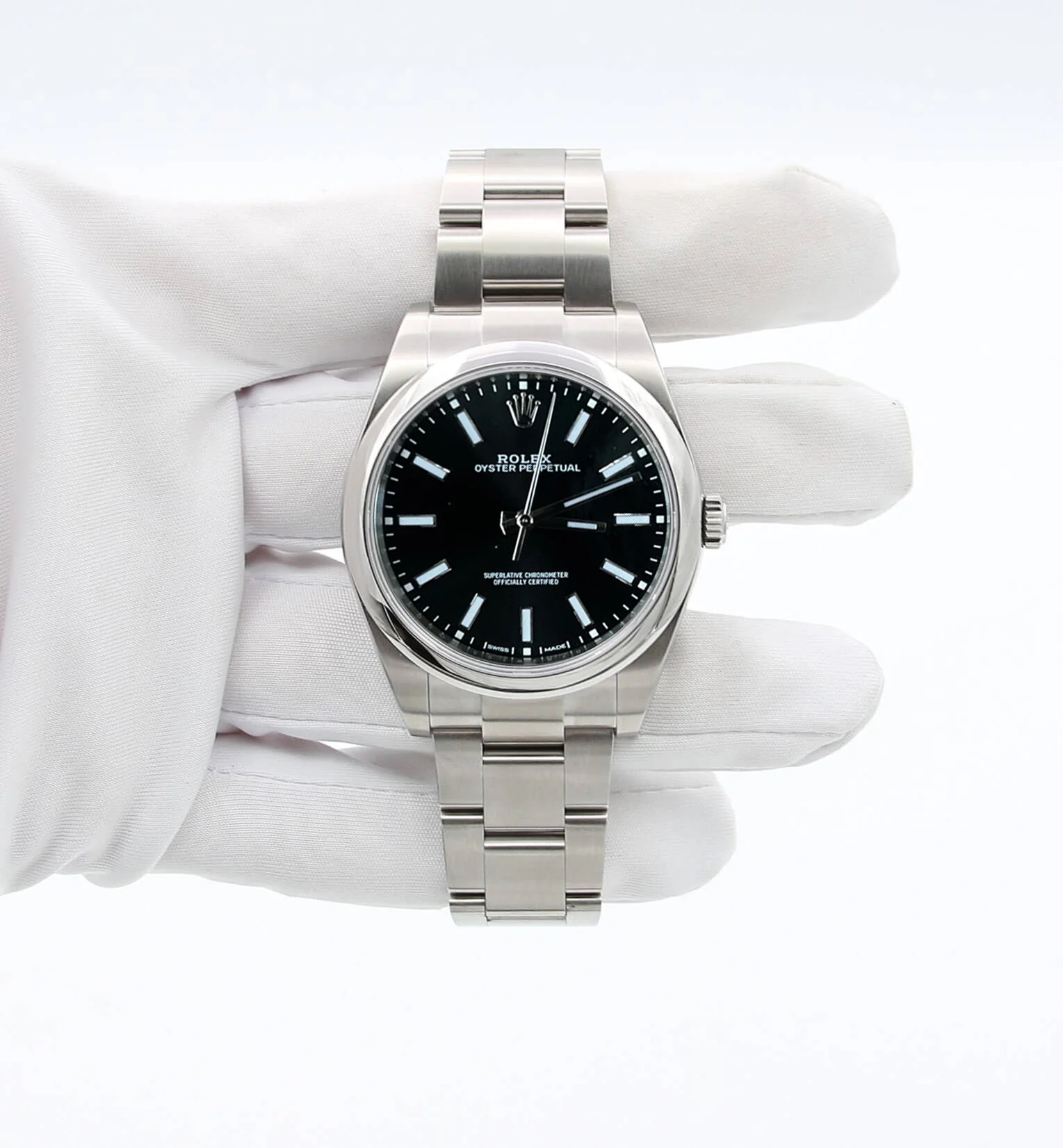 Rolex Oyster Perpetual 114300 Black Dial - Full Set - Image 2