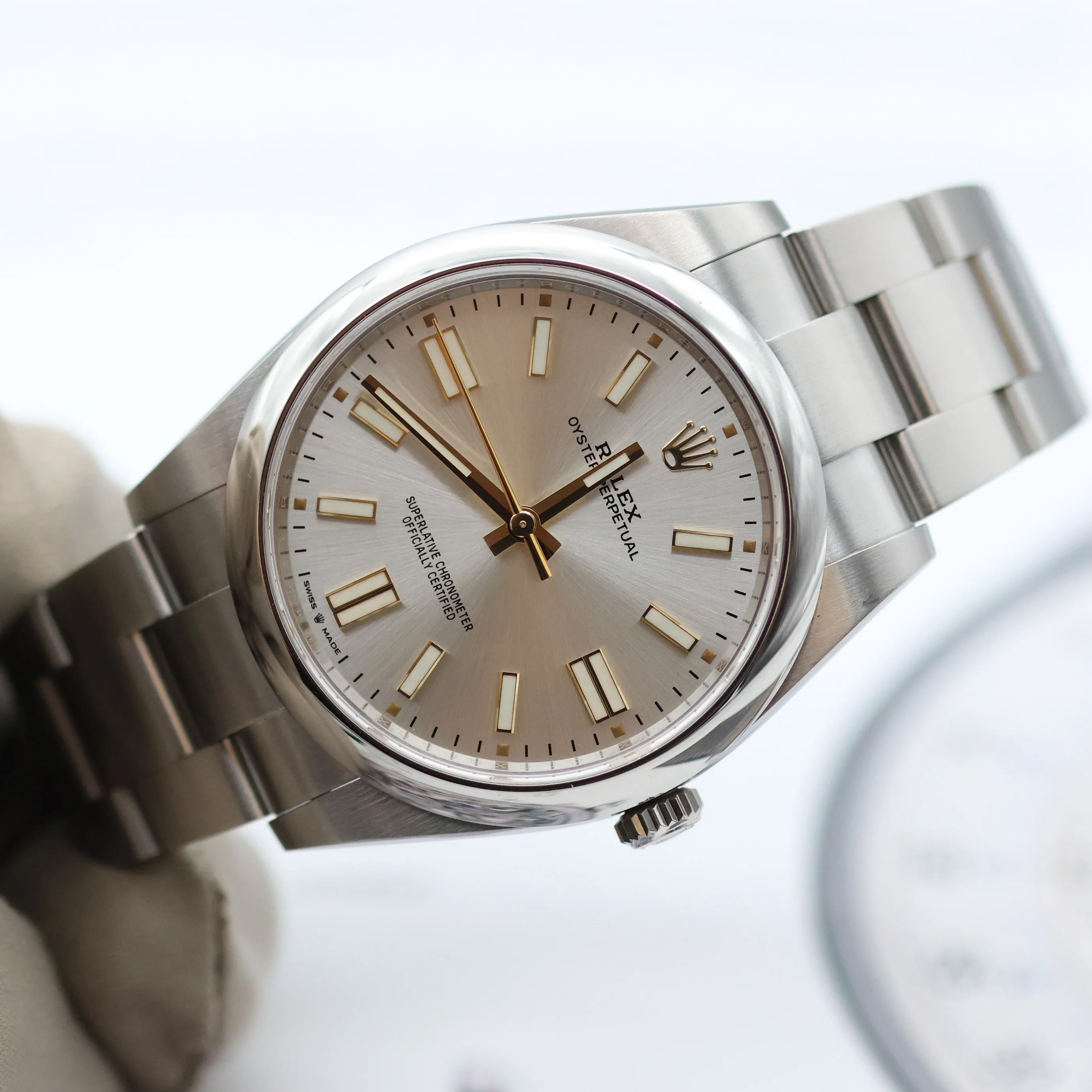 Rolex Oyster Perpetual 124300 - Silver Dial - Full set - Image 29