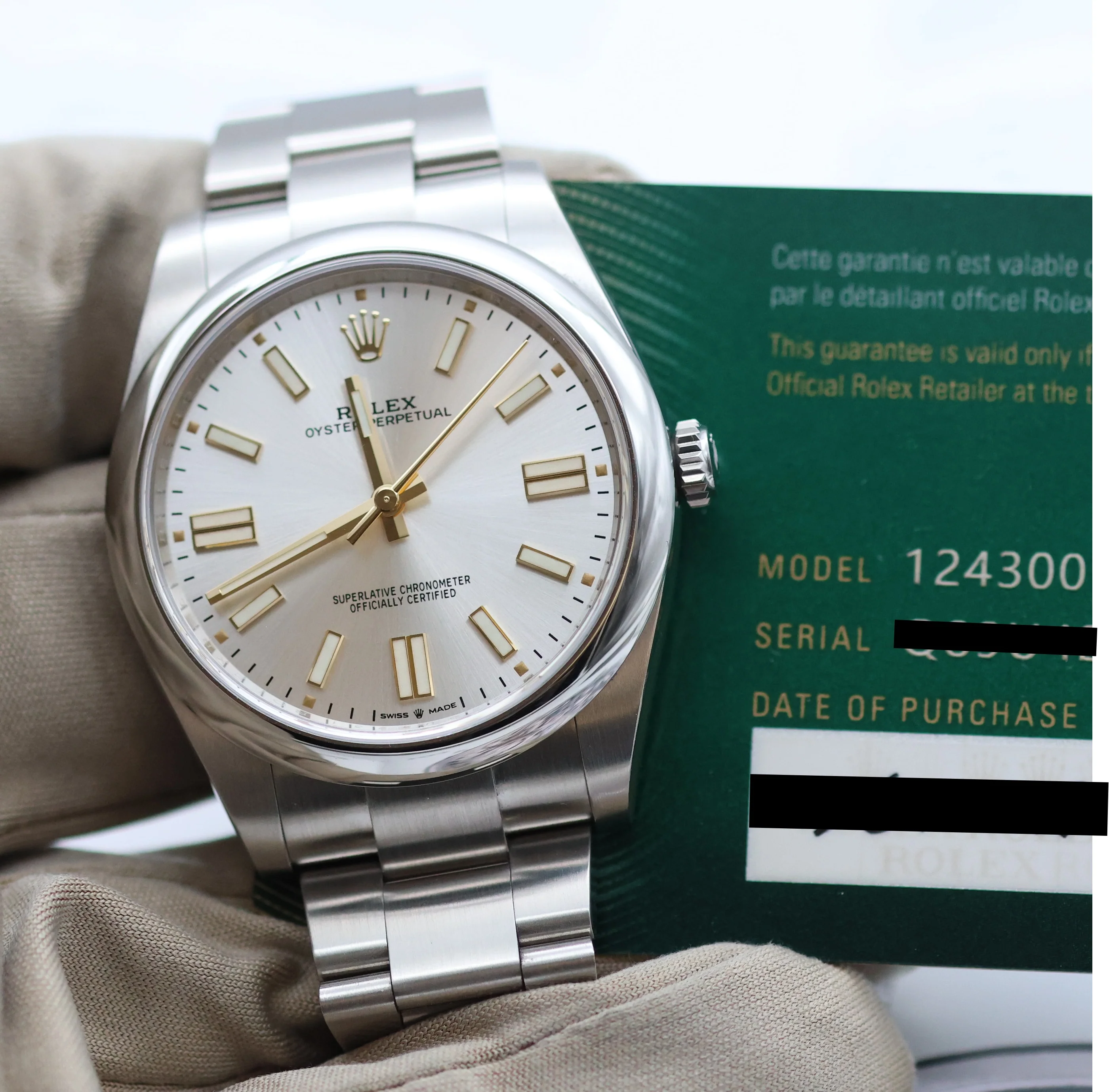Rolex Oyster Perpetual 124300 - Silver Dial - Full set - Image 30