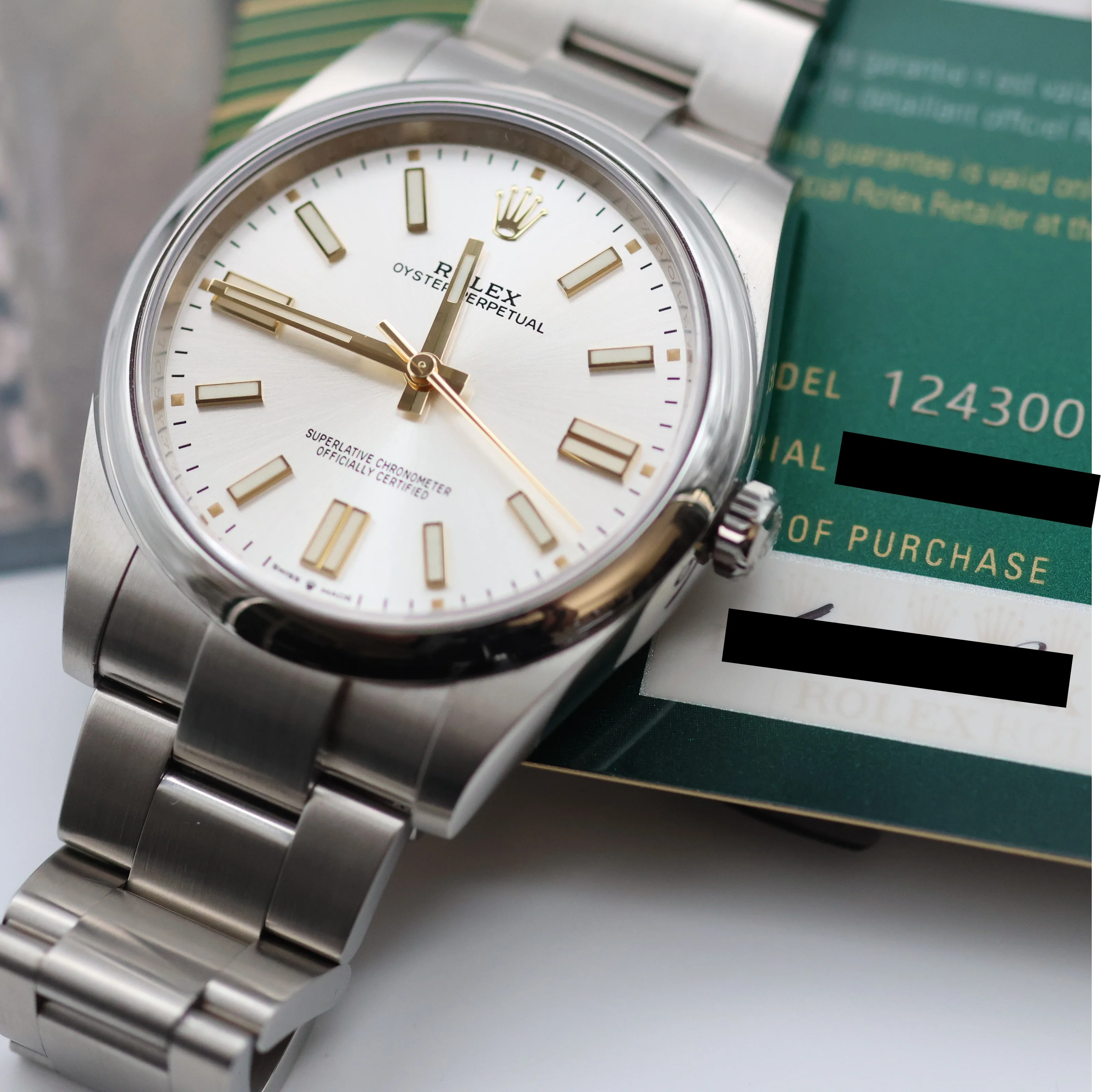 Rolex Oyster Perpetual 124300 - Silver Dial - Full set - Image 35